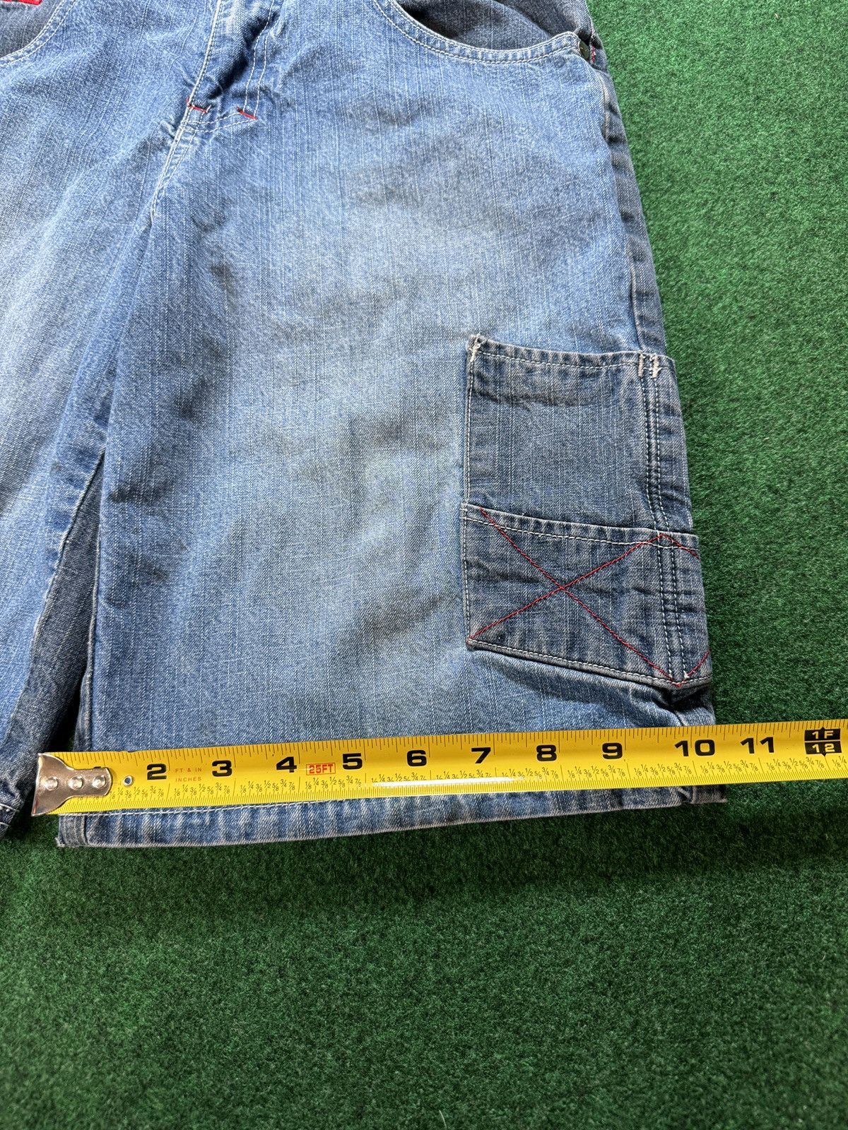 Joe Boxer × Southpole Y2K Southpole Style Jorts Baggy Denim Shorts Size US 26 / EU 42 - 7 Thumbnail