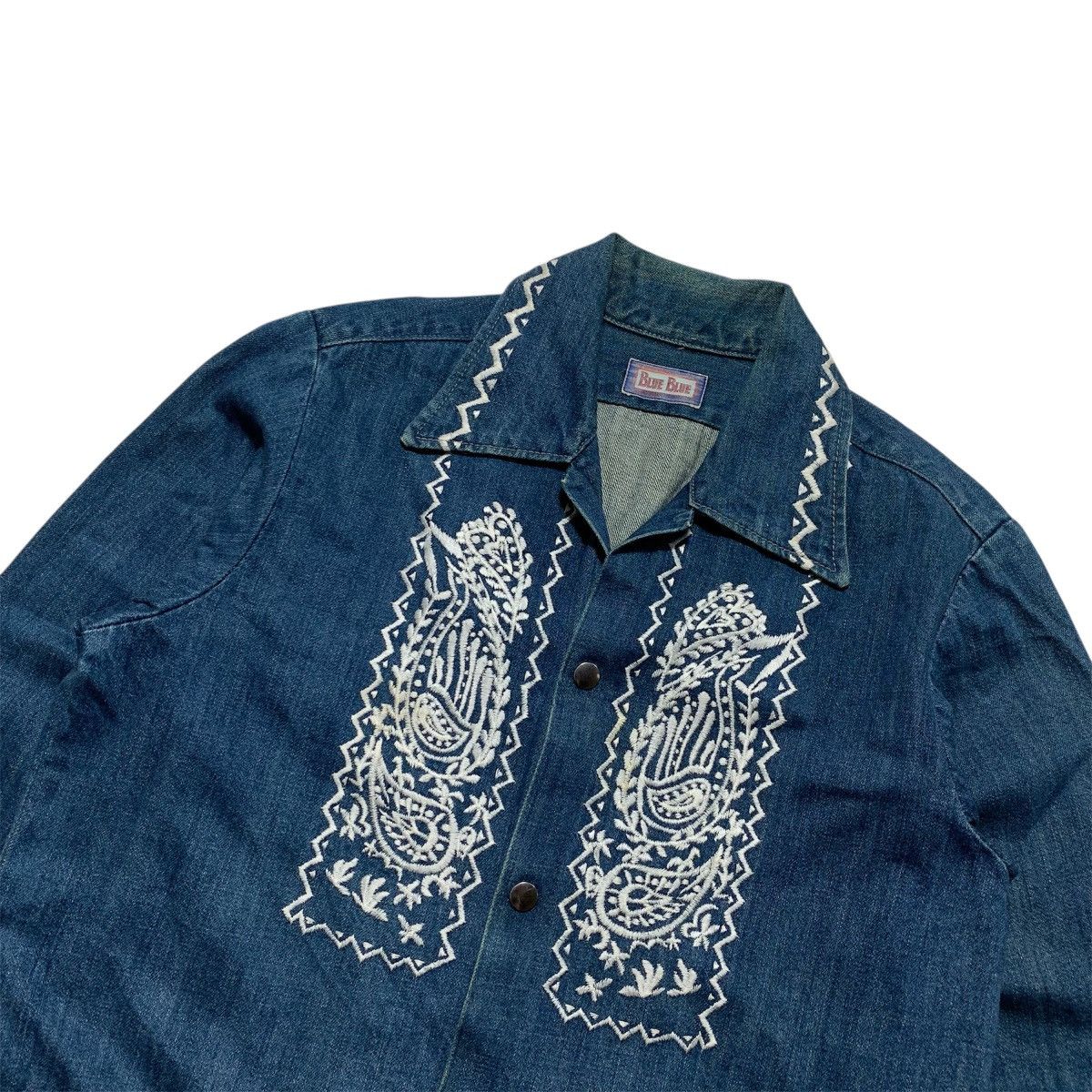 Blue Blue Japan Blue Blue Japan Embroidery Chore Denim Jacket Size US M / EU 48-50 / 2 - 2 Thumbnail