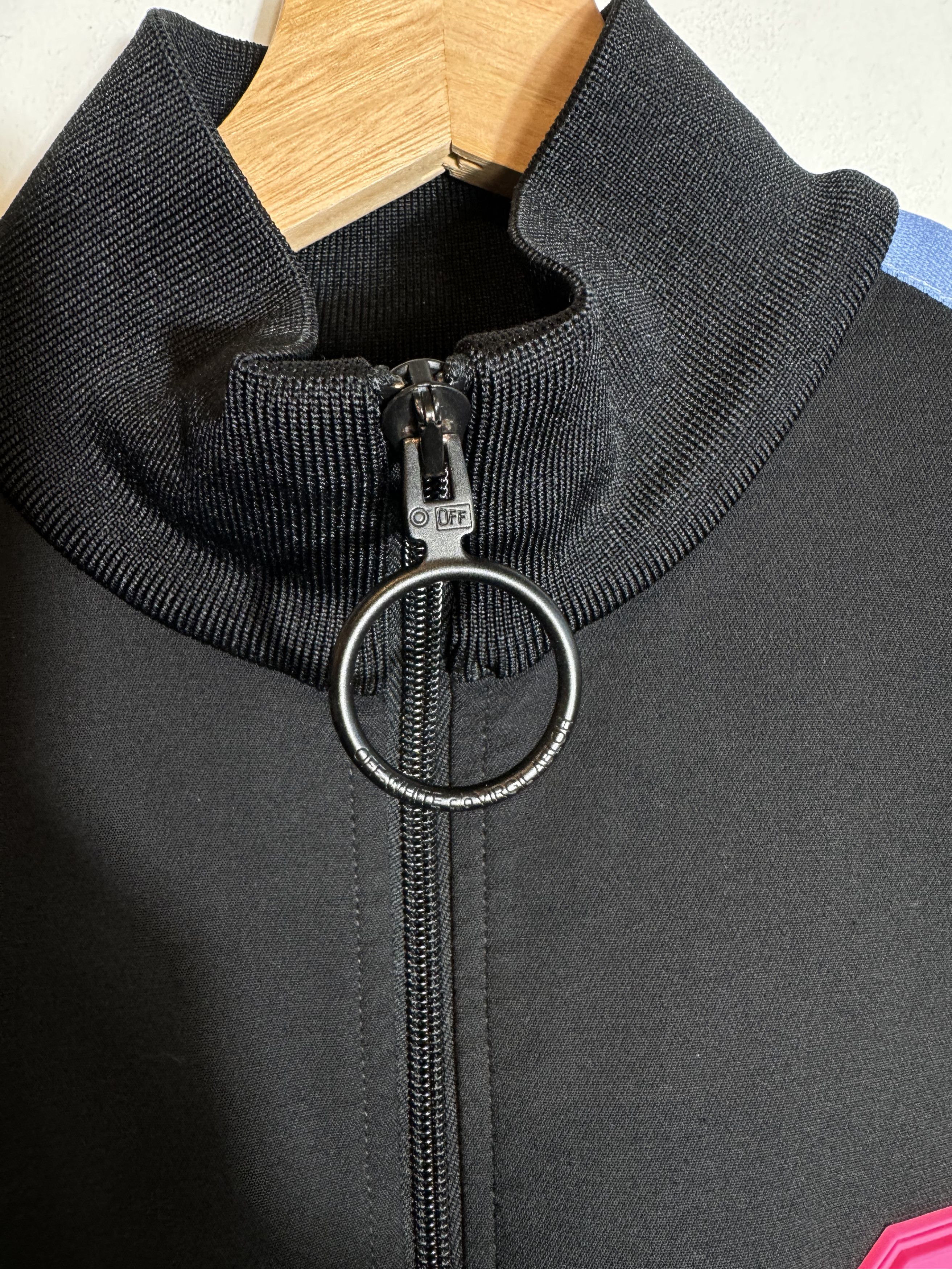 Off-White Off-White Neon Logo Sweat Track Jacket Size XS Size US XS / EU 42 / 0 - 4 Thumbnail