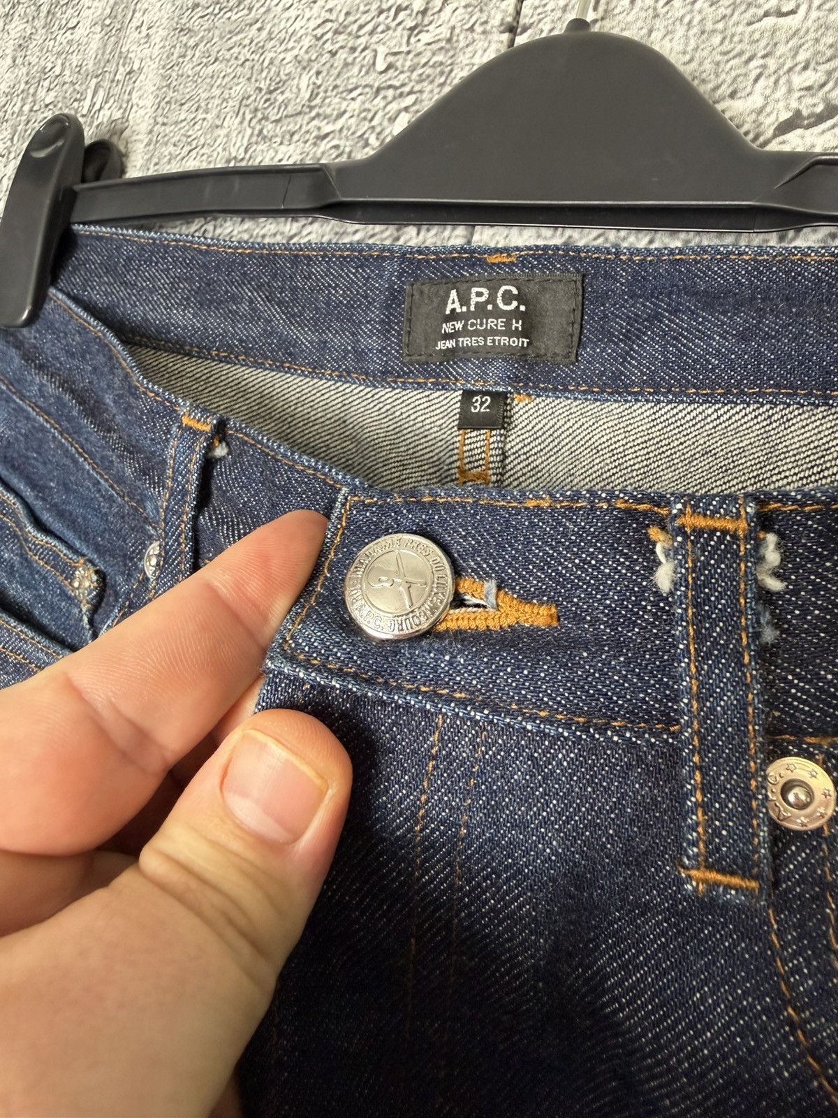 APC Selvedge Jeans Dark Blue A.P.C. Japanese Denim Pants