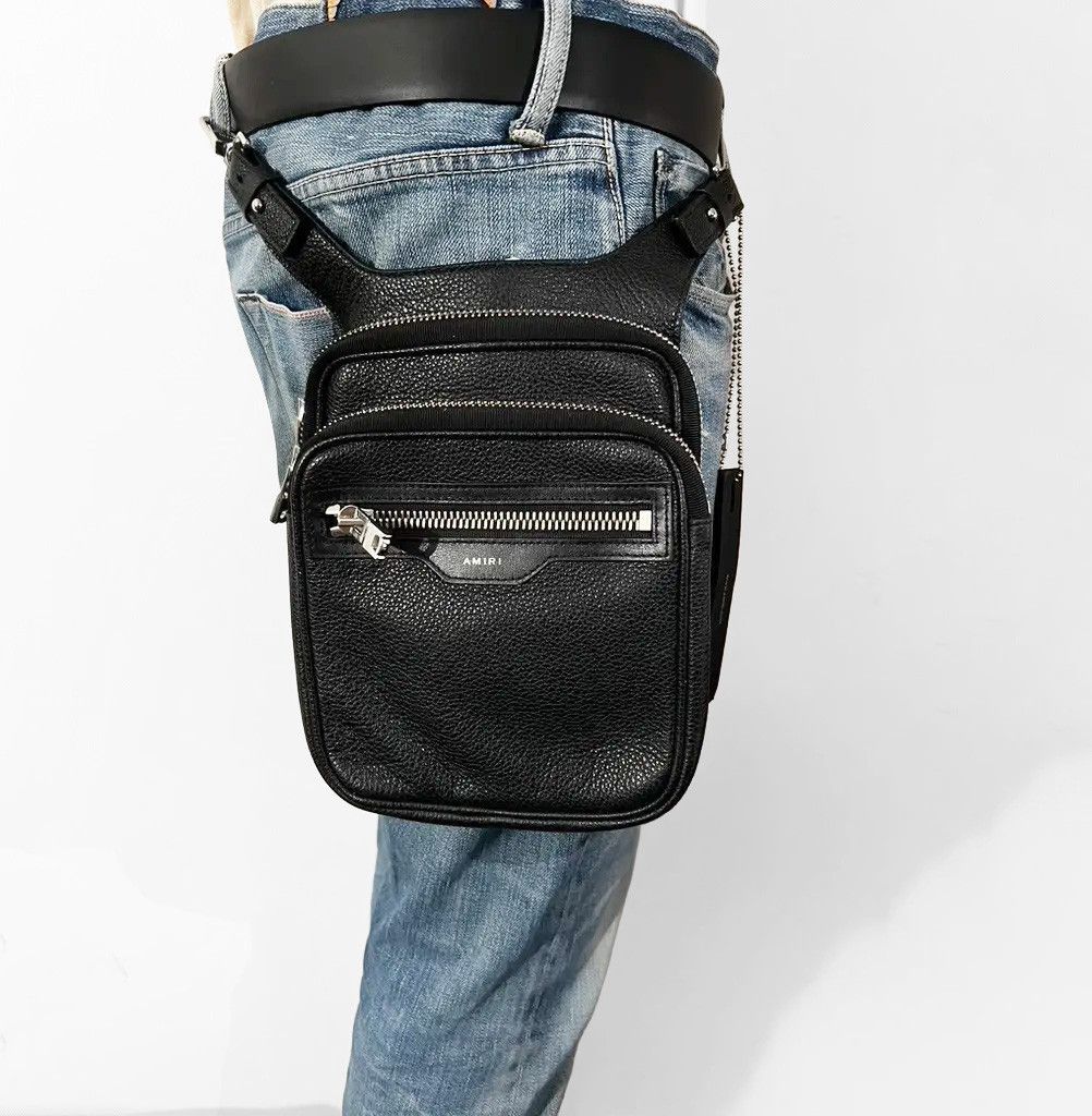 Amiri AMIRI Black Hip Pouch Size ONE SIZE - 1 Thumbnail