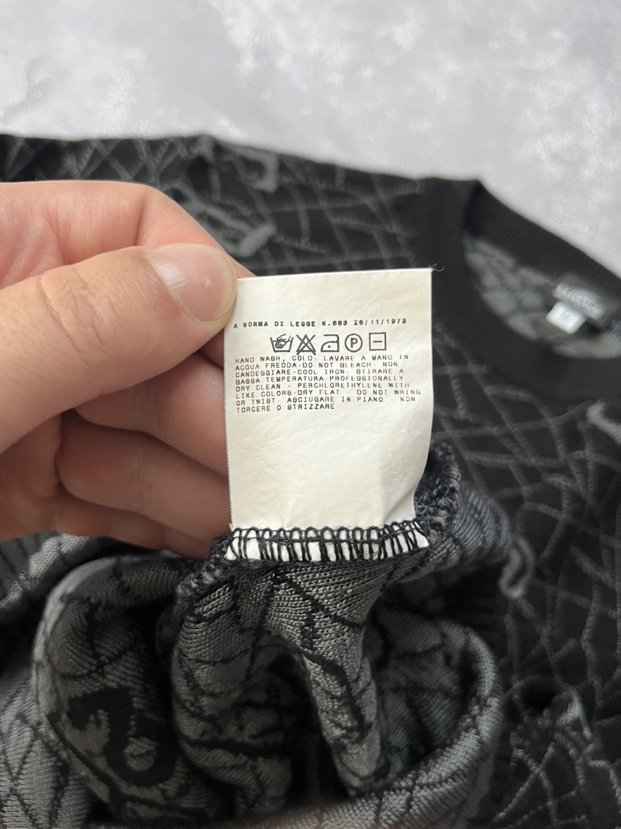Versace Jeans Couture Vintage Versace Jeans Couture Monogram Multilogo sweater Size L / US 10 / IT 46 - 7 Thumbnail