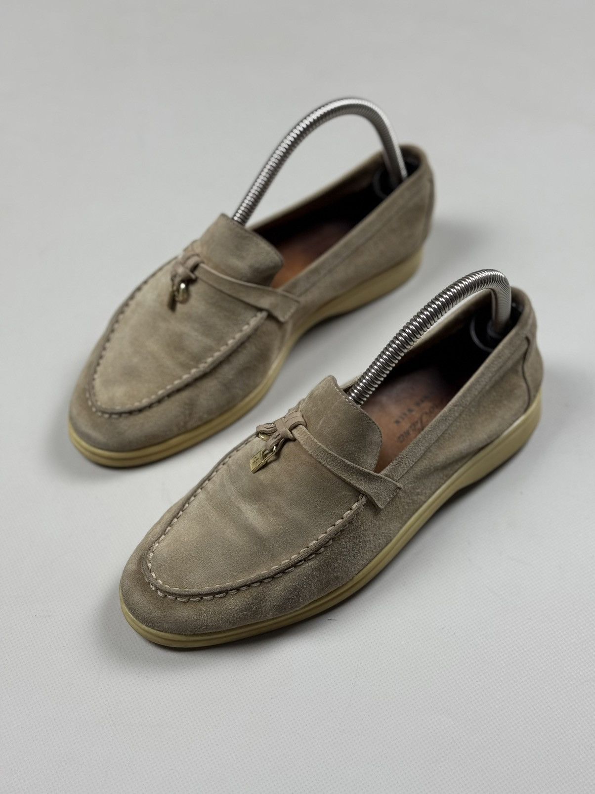 Loro Piana Loro Piana Summer Walk Ladies Low Suede Loafers Ballets Size US 8 / IT 38 - 12 Thumbnail