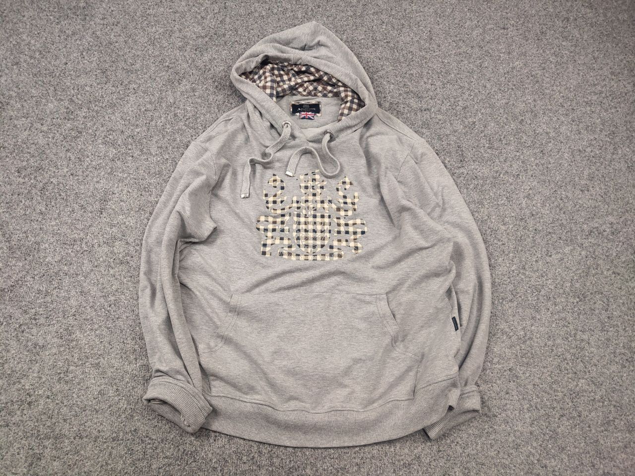 Aquascutum Aquascutum England Logo Gray Mens Hoodie Size US L / EU 52-54 / 3 - 2 Thumbnail