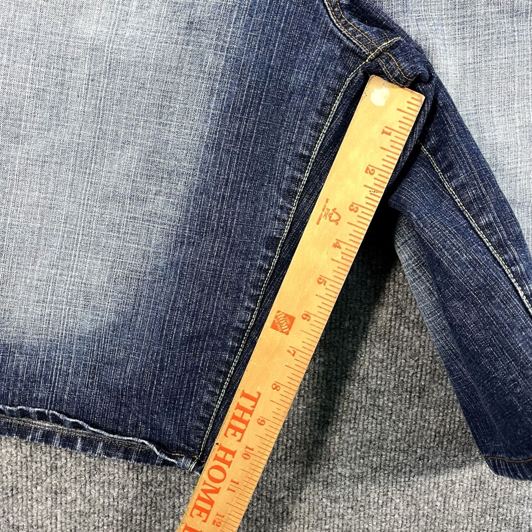 Express VINTAGE Brooklyn Xpress Bermuda Shorts Men 40 Blue Cotton Flat Front 90s Grunge Hip Hop Skater Jorts Size US 40 / EU 56 - 4 Thumbnail