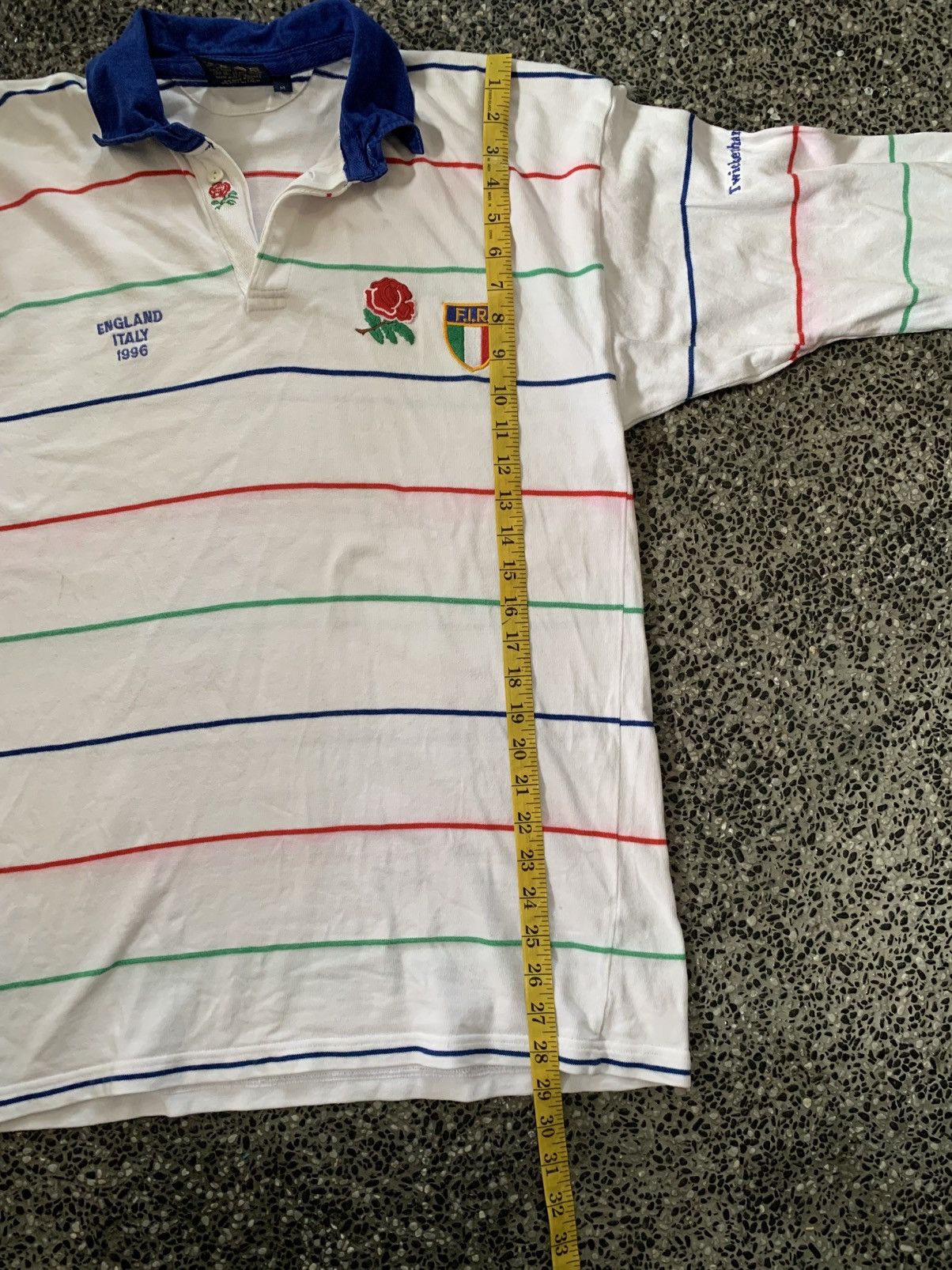 Vintage Vintage England v Italy Twickenham Rugby 1996 Shirt Size US M / EU 48-50 / 2 - 9 Thumbnail