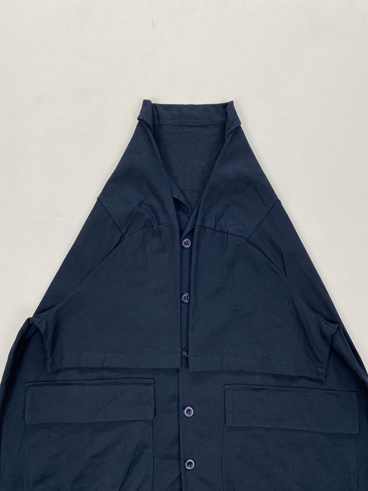 Japanese Brand Monoqlo Plus Open Collar Worker Shirt Size US M / EU 48-50 / 2 - 5 Thumbnail