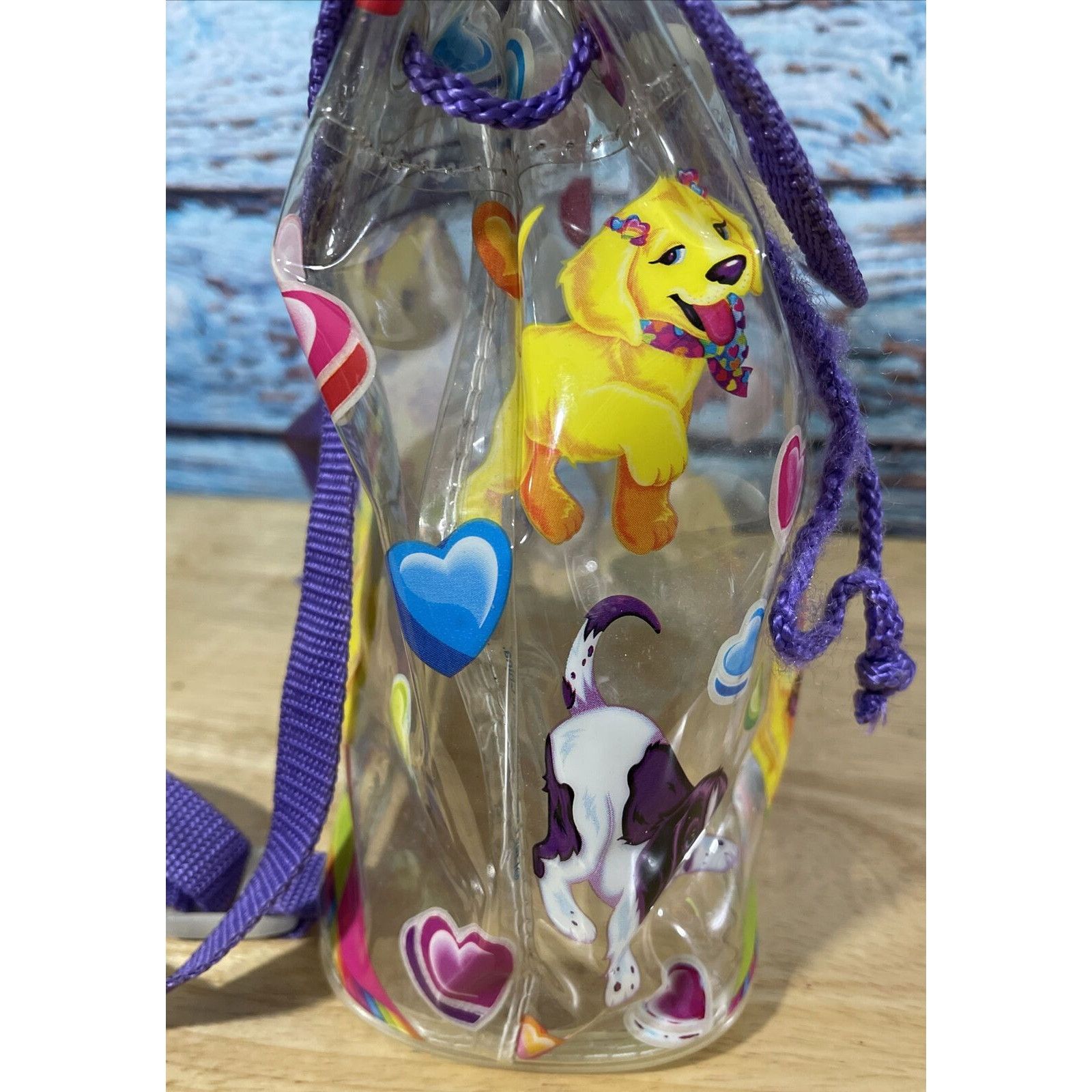 Other LISA FRANK Vintage 1990s Backpack Clear With Spotty Dotty Ca Size ONE SIZE - 5 Thumbnail