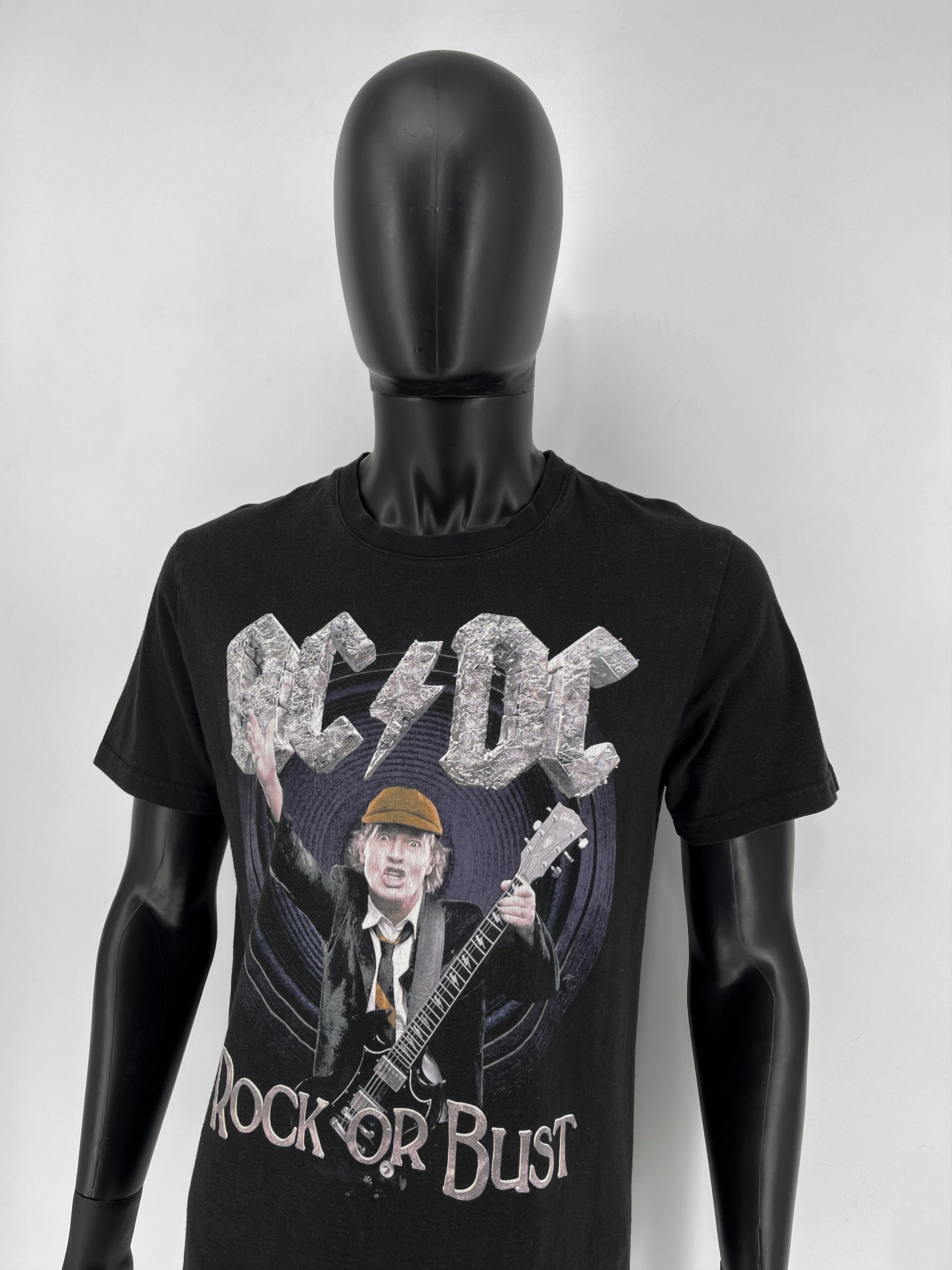Band Tees Vintage Y2K AC/DC Band Rock Tour Tee Streetwear Style Size US M / EU 48-50 / 2 - 5 Thumbnail