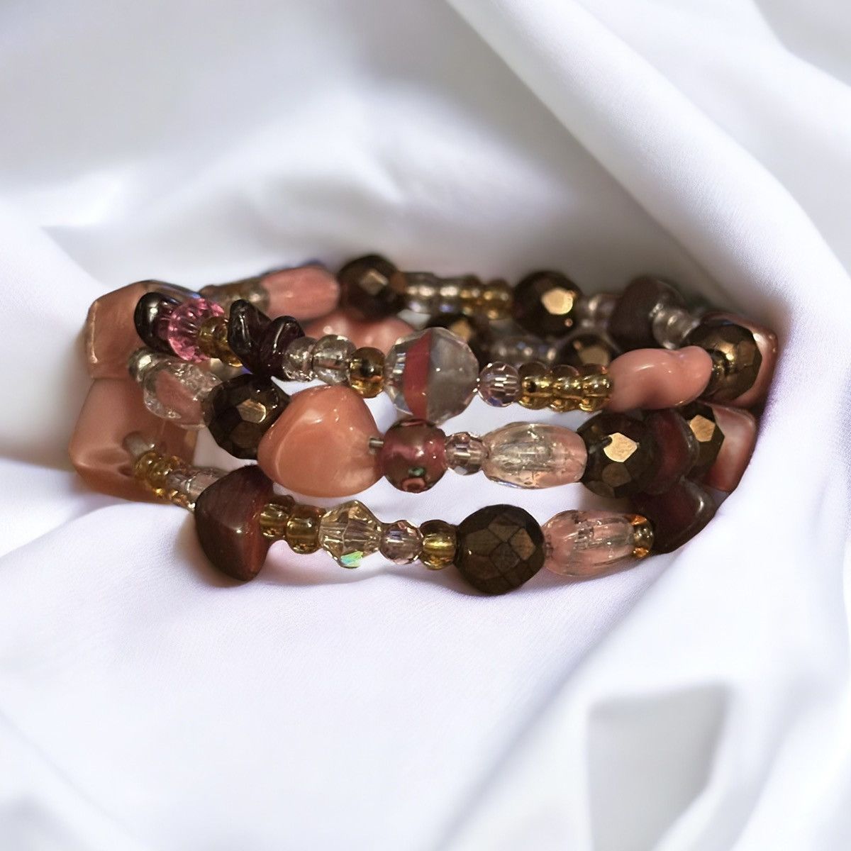 Other Multicolor glass bead wrap bracelet Size ONE SIZE - 1 Thumbnail