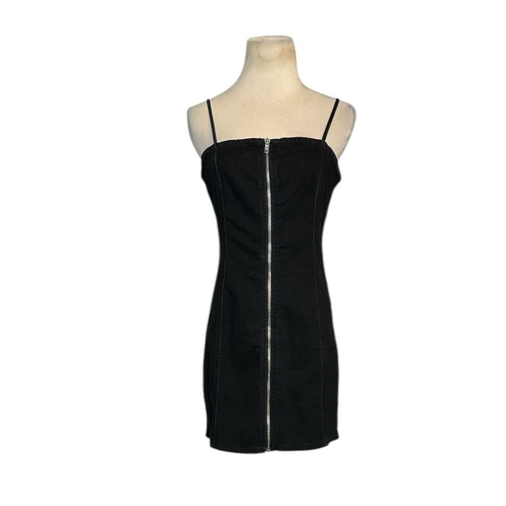 Forever 21 FOREVER 21 black zippered bodycon mini dress size Medium Size M / US 6-8 / IT 42-44 - 9 Thumbnail