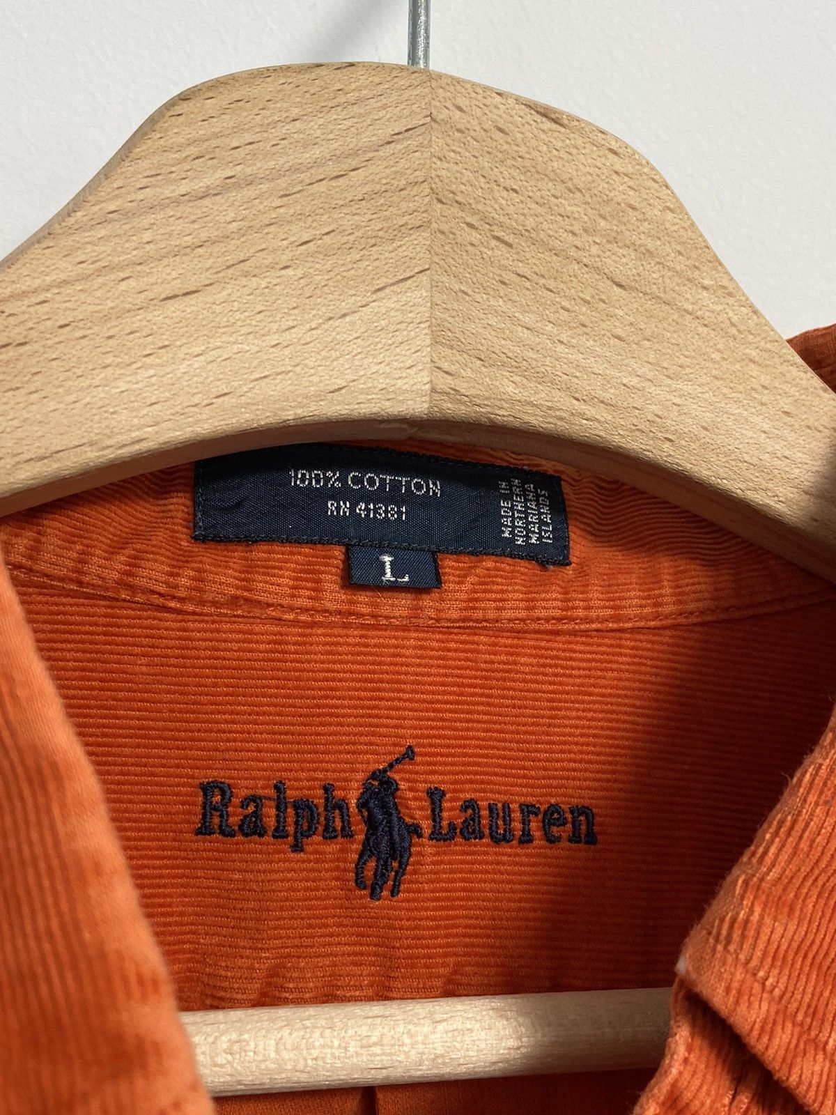 Vintage Polo Ralph Lauren Vintage Button Up Orange 🍊 Size US L / EU 52-54 / 3 - 10 Thumbnail