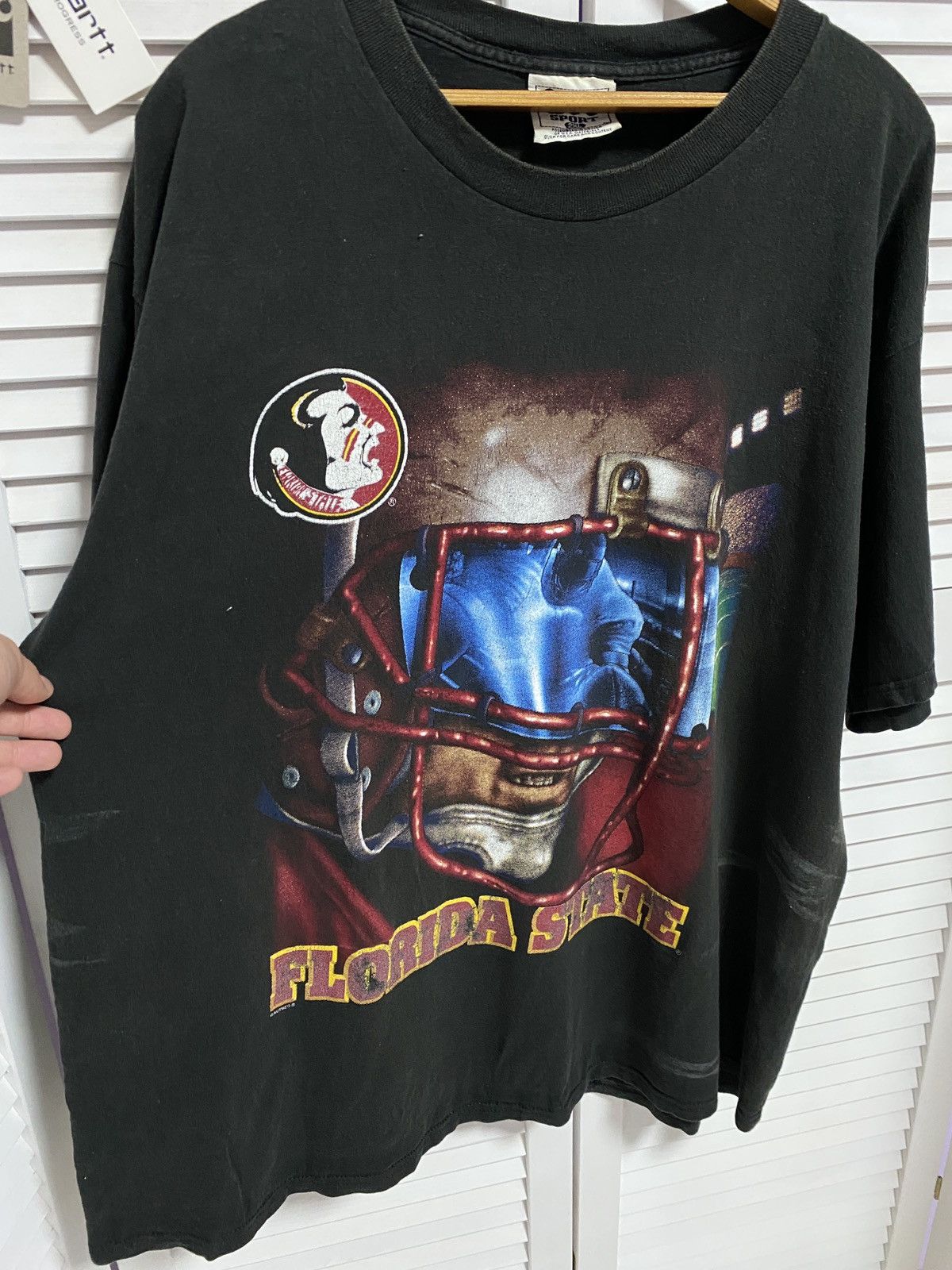 Vintage 👁️‍🗨️ Vintage T Shirt Tee Florida State 1990x XXL Size US XXL / EU 58 / 5 - 4 Thumbnail