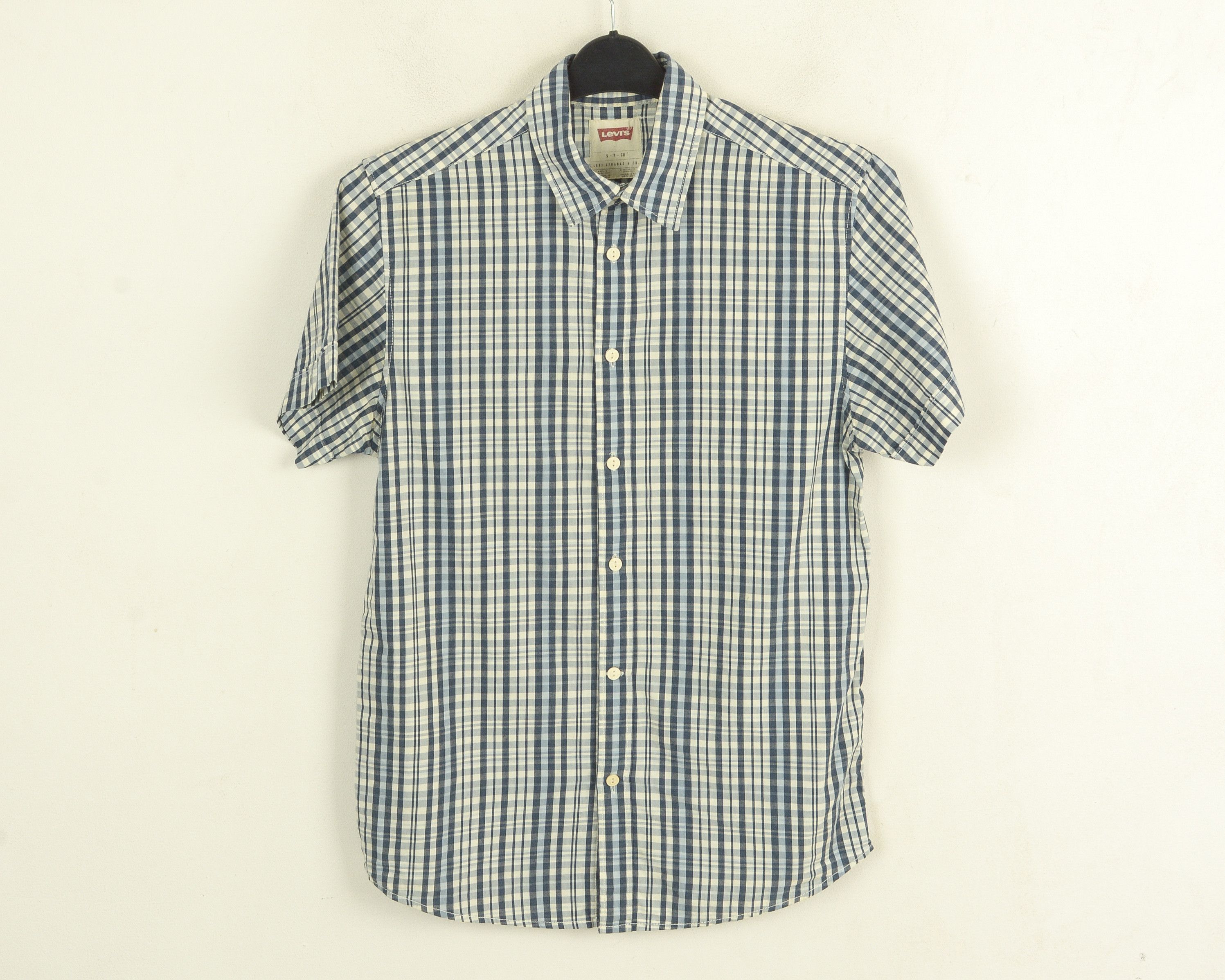 Levi's LEVI'S Casual Shirt Formal Short Sleeve plaid check Top Tee Size US S / EU 44-46 / 1 - 1 Thumbnail