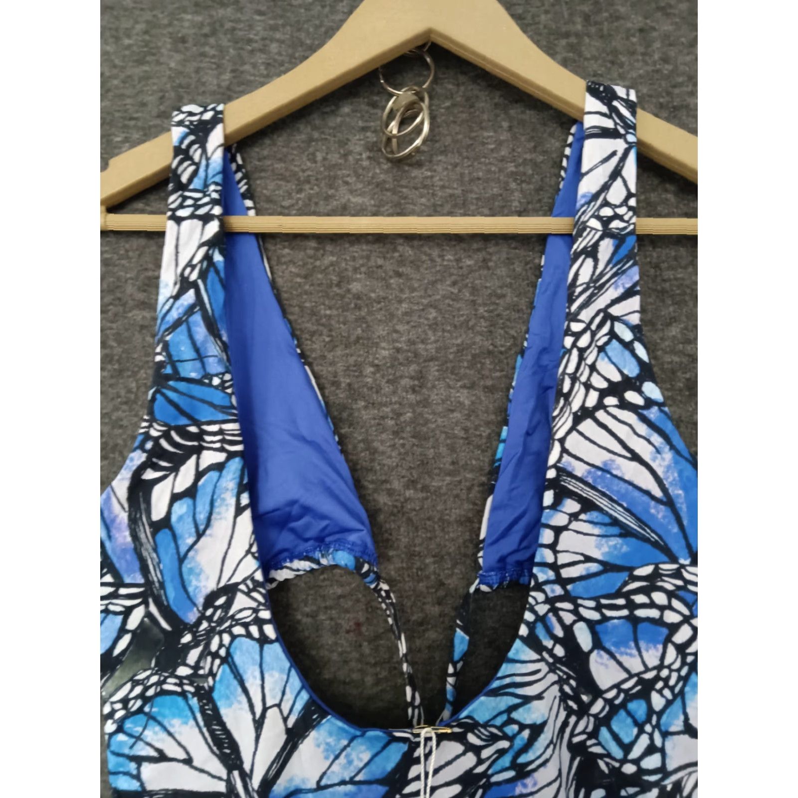 Triangl Toluca Swim One Piece Multicolor Triangle Waist Wrap Open Tummy Size S Swimsuit Size ONE SIZE - 3 Thumbnail