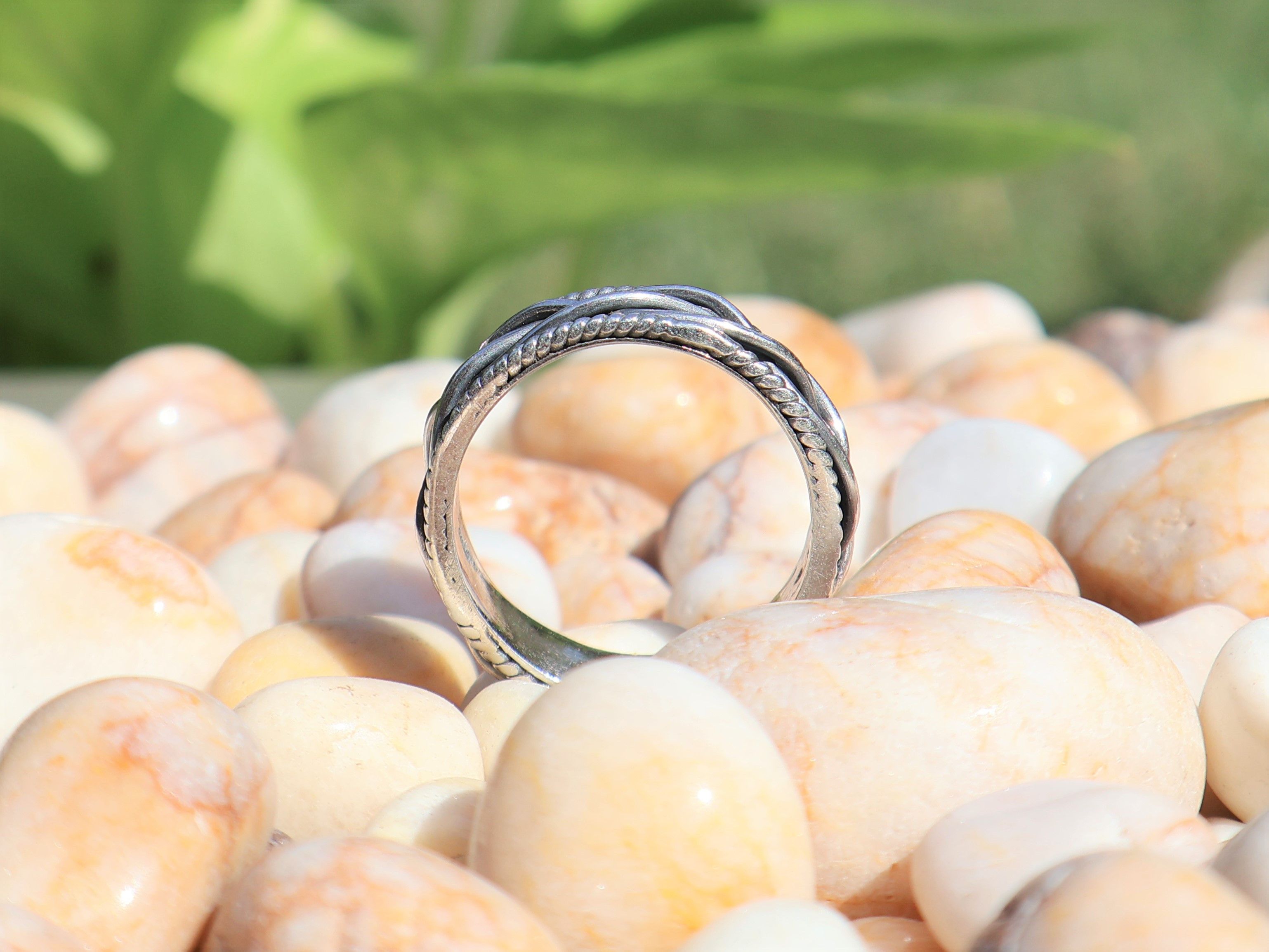 Handmade Silver Band Ring, 925 Sterling Silver Ring, Handmade Band, Size ONE SIZE - 3 Thumbnail
