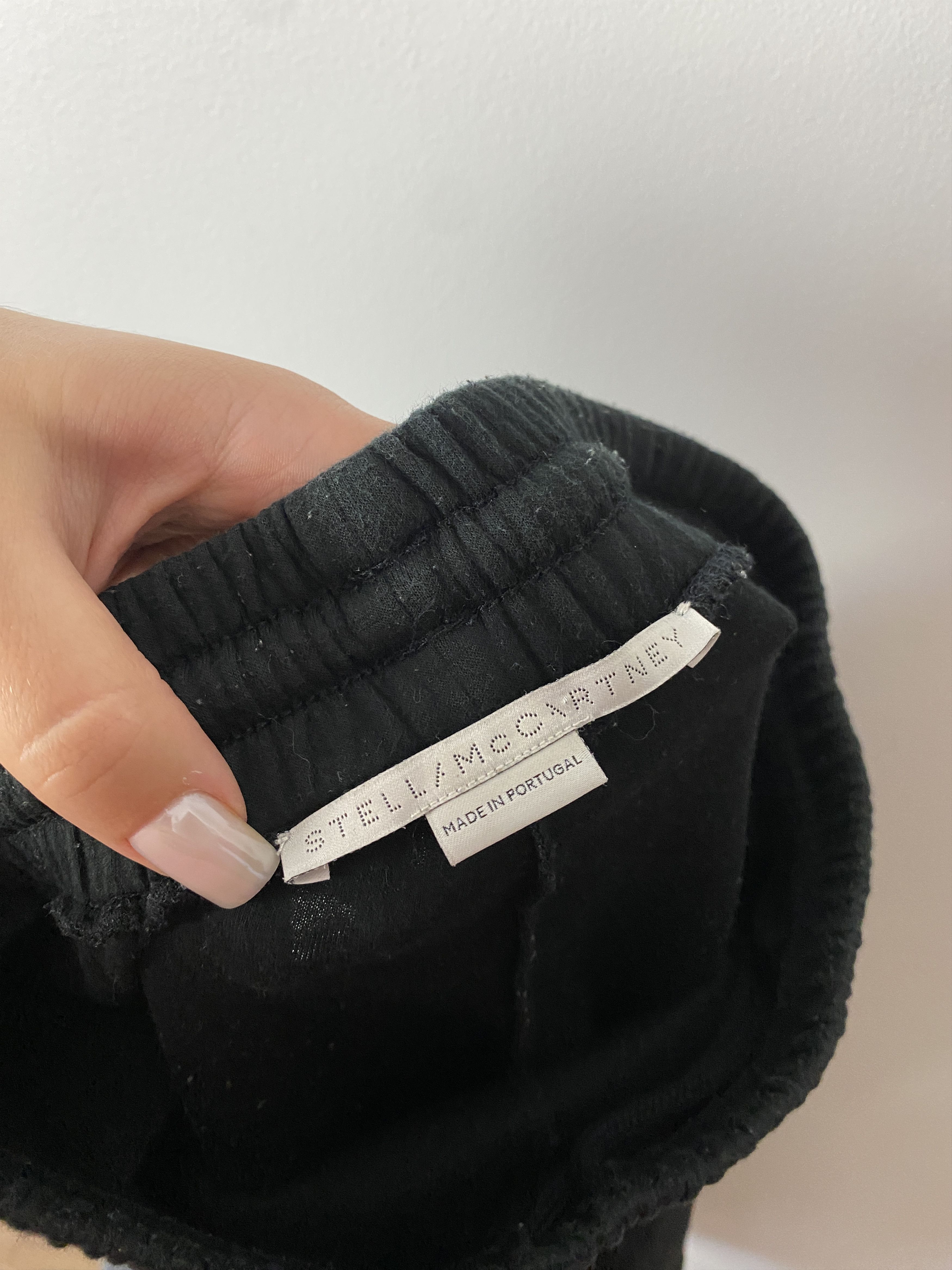 Stella McCartney Stella McCartney black fringe sweatpants cotton nylon Size 27" / US 4 / IT 40 - 5 Thumbnail