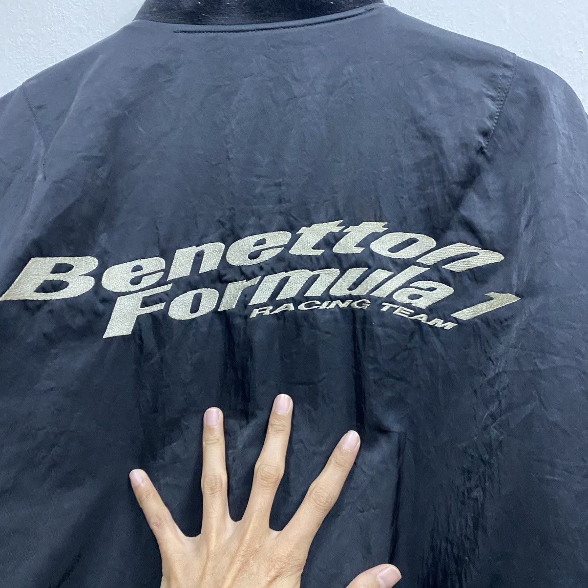 Benetton Vintage Benetton Formula 1 Reversible Racing Jacket Size US M / EU 48-50 / 2 - 17 Thumbnail