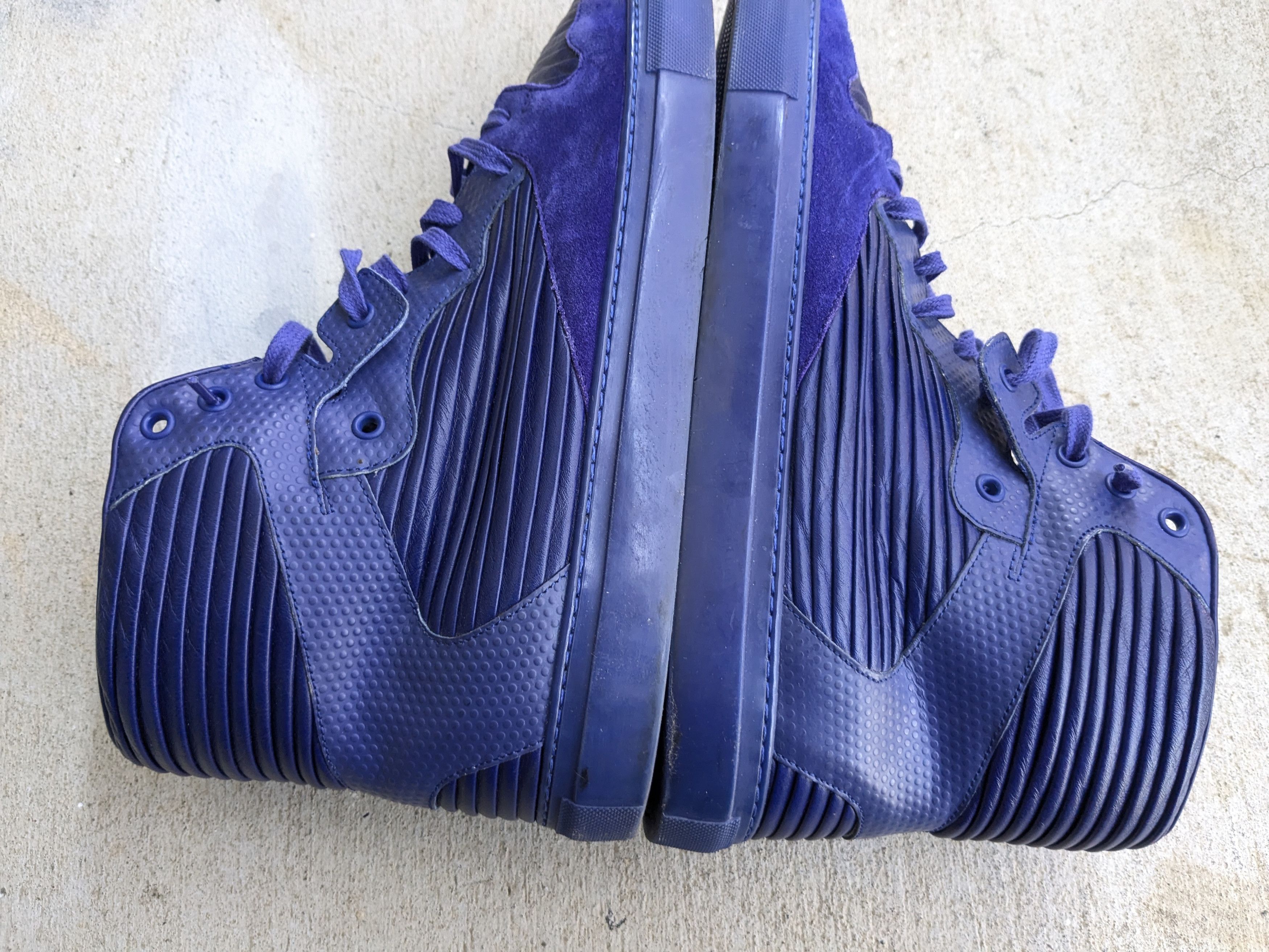 Balenciaga Balenciaga Arena Blue 13 High Tops Leather Size US 13 / EU 46 - 11 Thumbnail