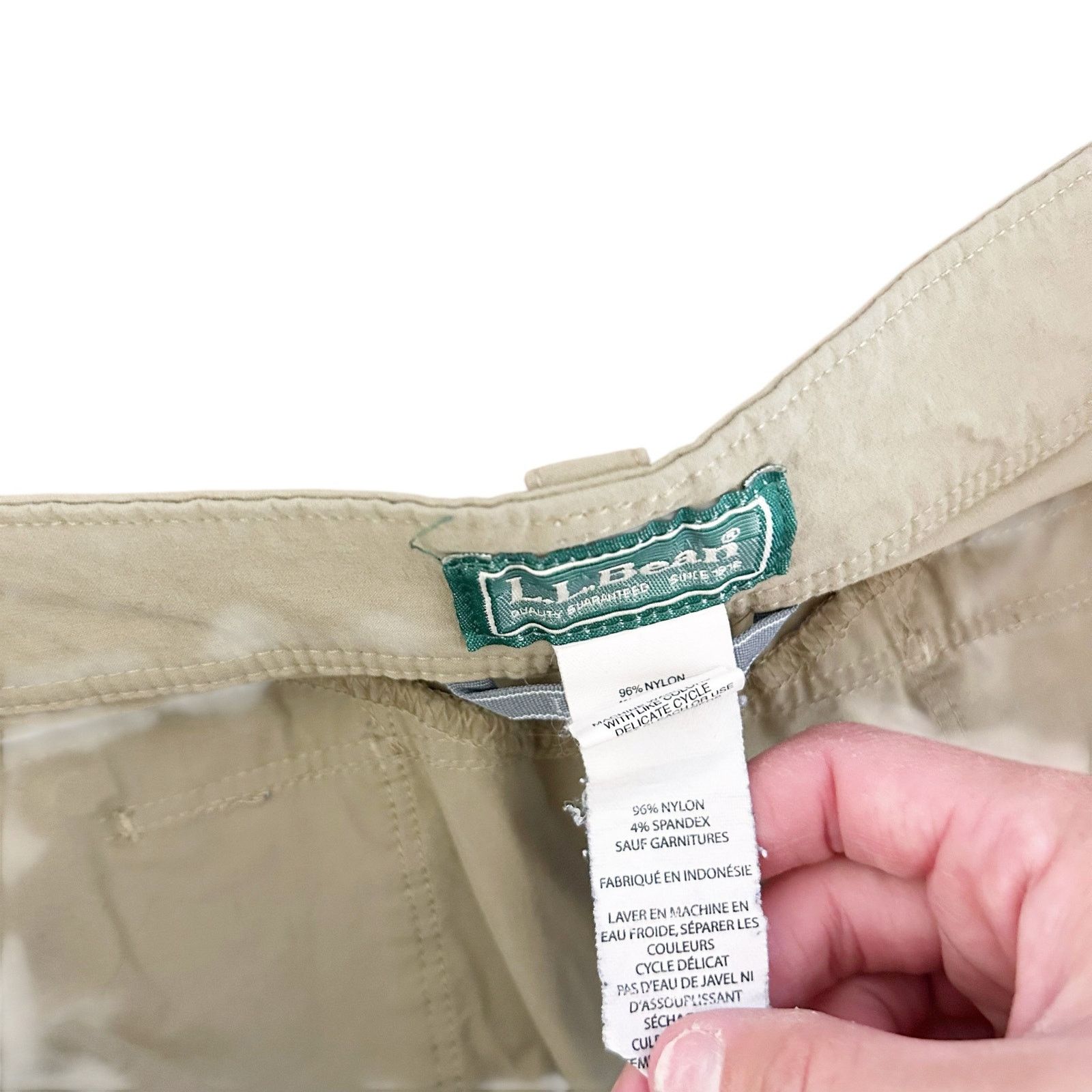 L.L. Bean LL Bean Water Resistant Cresta Hiking Zip Off Pants 36x32 Size US 36 / EU 52 - 3 Thumbnail