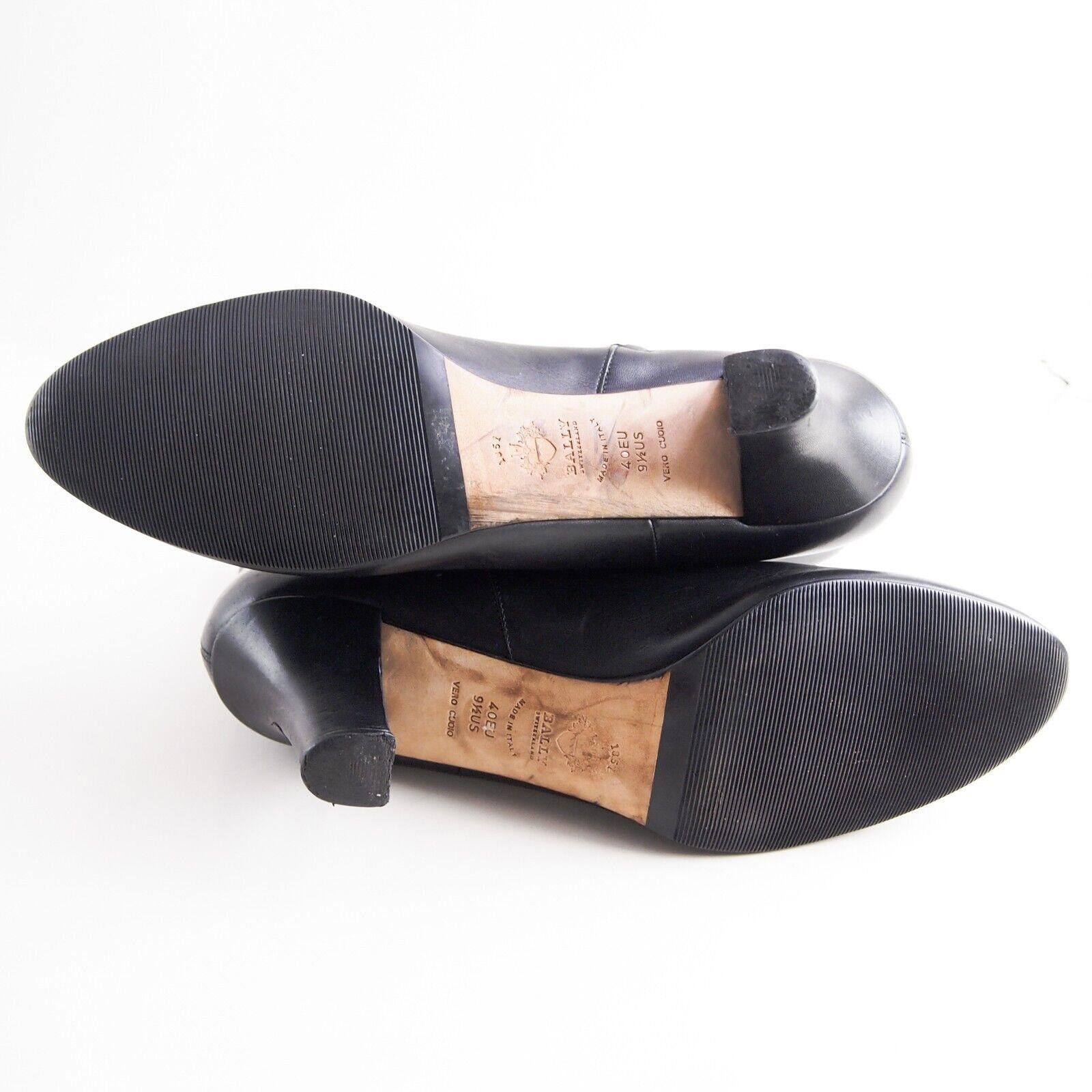Bally Bally Doris Ankle Boots Mid Heel Black Womens US 9.5 EU 40 Size US 9.5 / IT 39.5 - 6 Thumbnail