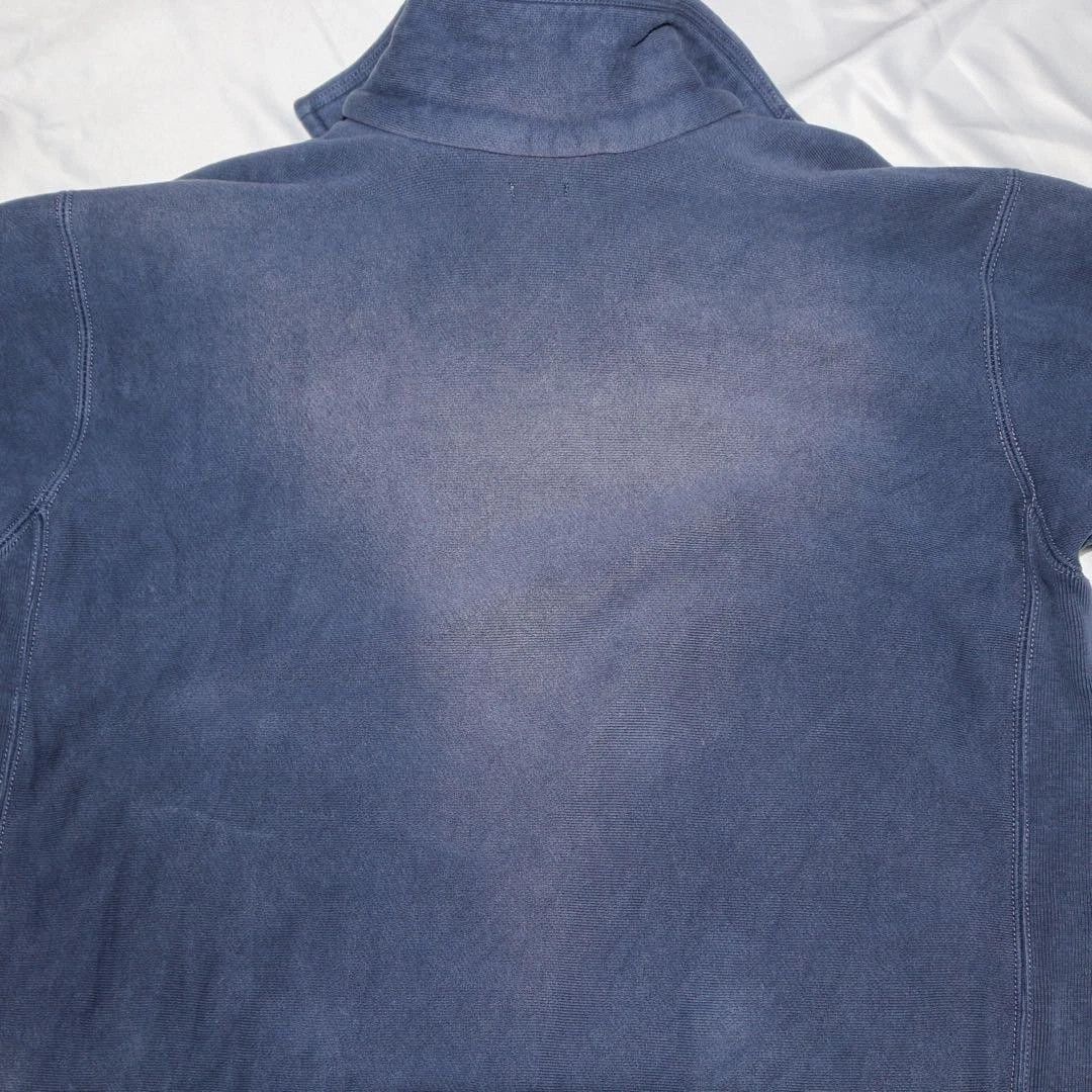 A.PRESSE Half-Zip Sweatshirt Navy Size US S / EU 44-46 / 1 - 4 Thumbnail