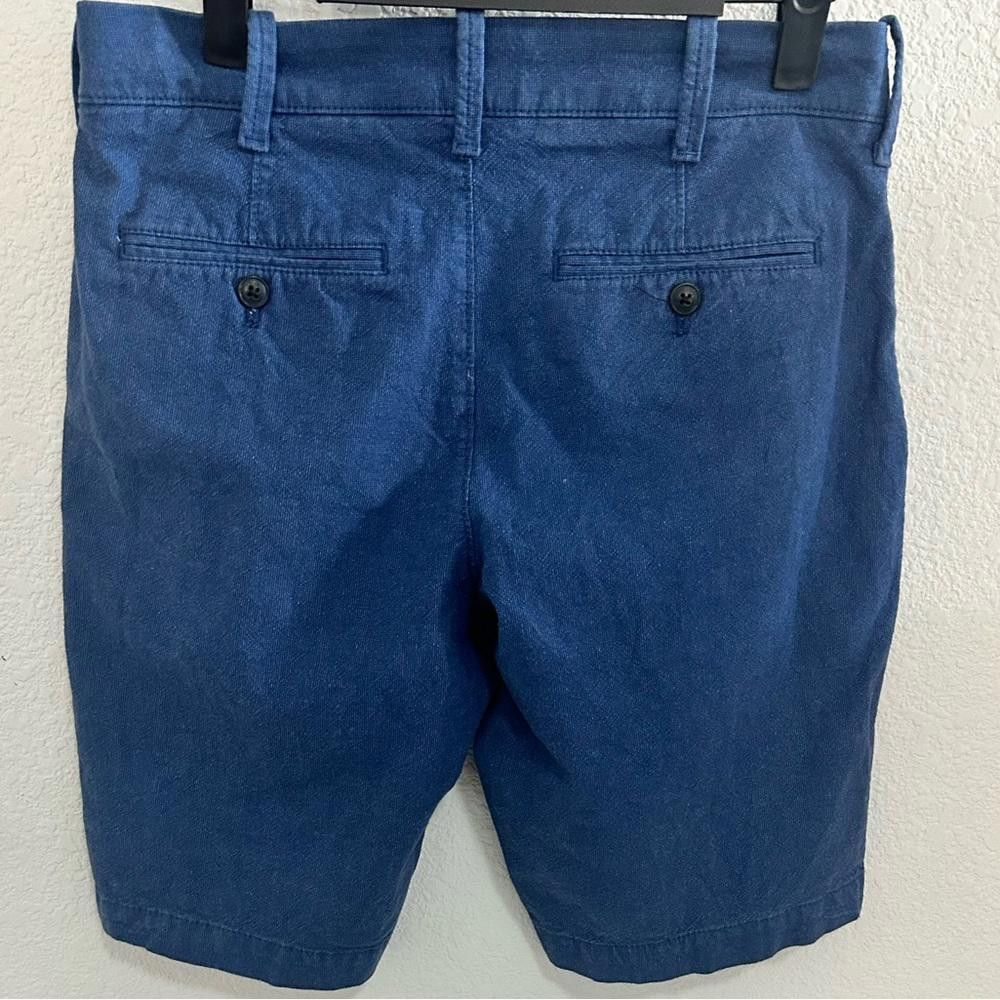 Express Men’s Express Classic Stretch Blue Shorts At the Knee 28 Size US 28 / EU 44 - 3 Thumbnail