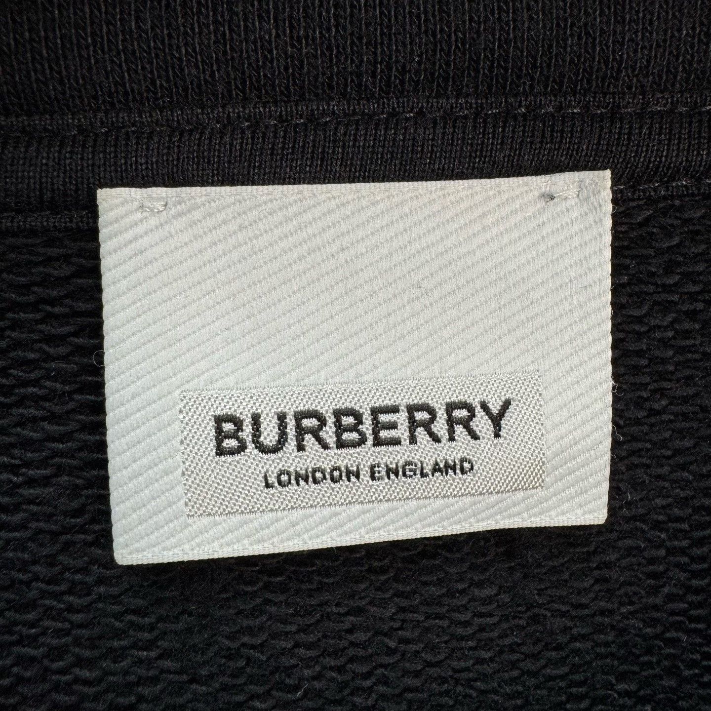 Burberry Burberry Black Embroidered Letter Hoodie Size US L / EU 52-54 / 3 - 5 Thumbnail