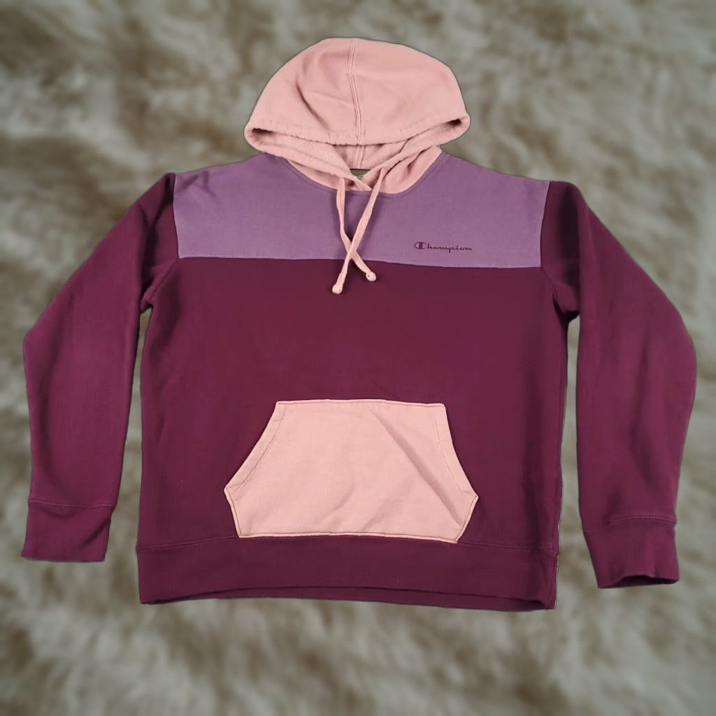Champion Champion Womens Large Purple Casual Pullover Hoodie Sweatshirt Size L / US 10 / IT 46 - 1 Thumbnail