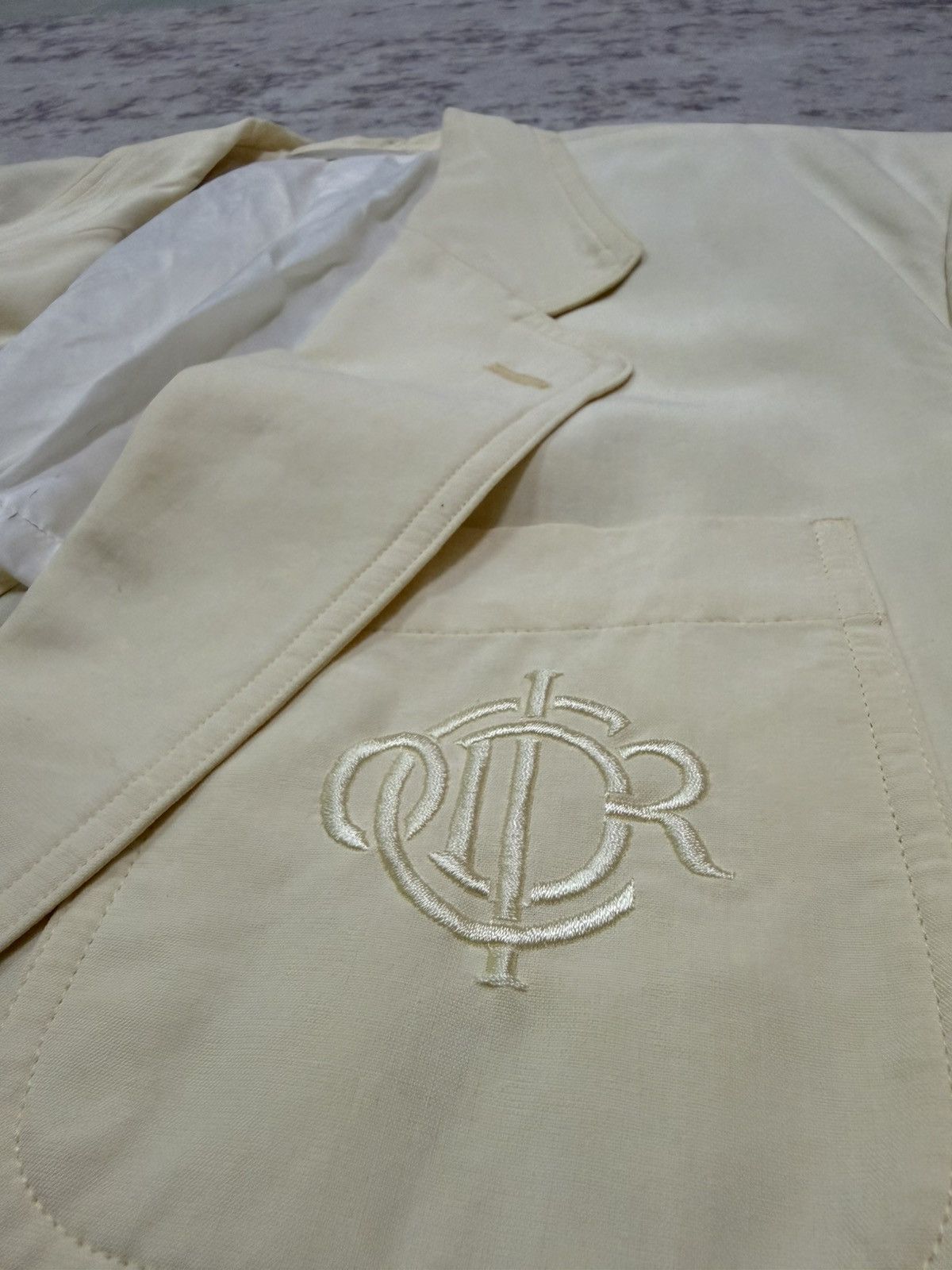Christian Dior Monsieur VINTAGE 90s CHRISTIAN DIOR EMBROIDERY LOGO CASUAL BLAZER Size US L / EU 52-54 / 3 - 4 Thumbnail