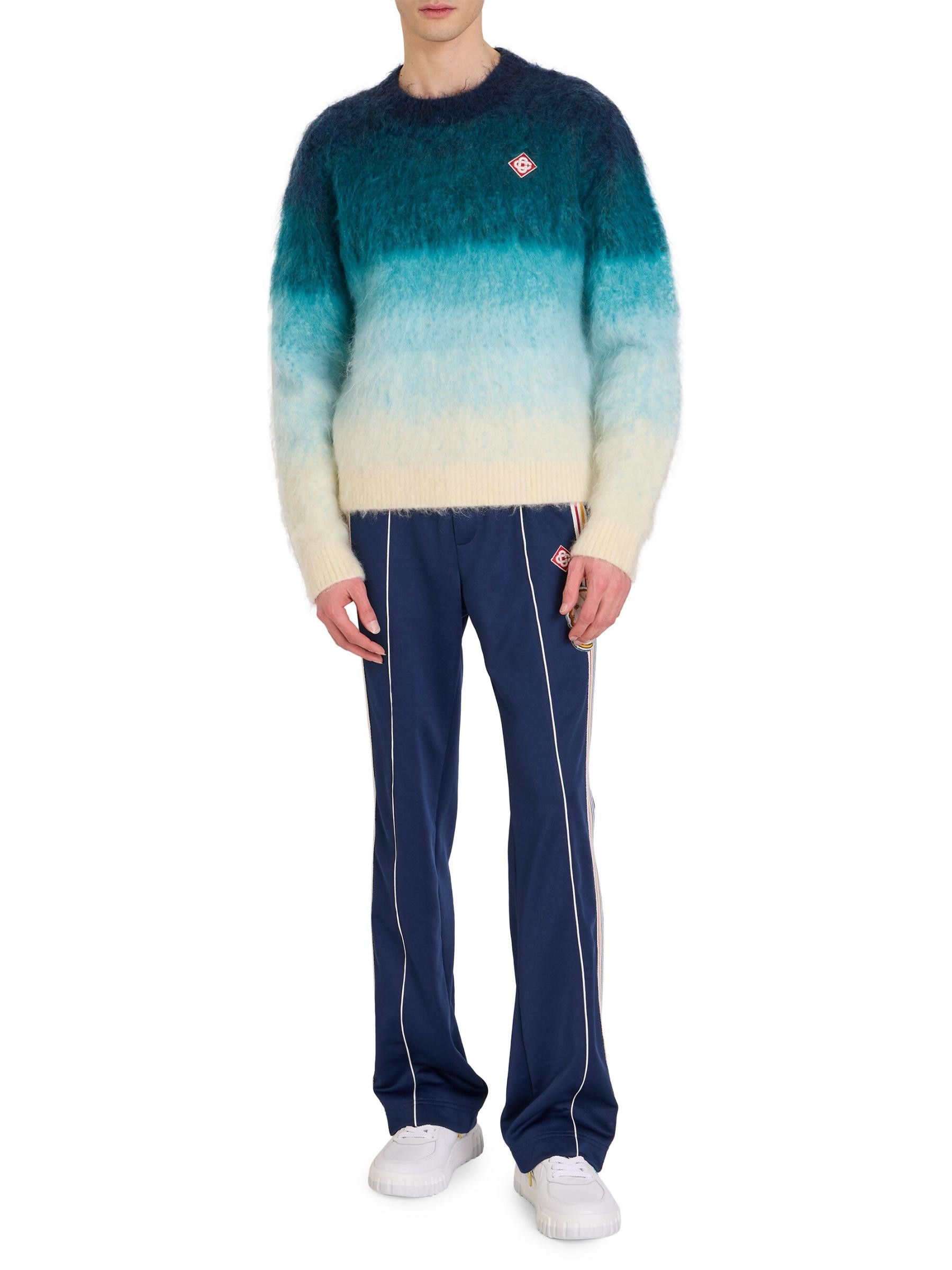 Casablanca os11x0725 Venus As A Boy Gradient Mohair & Wool Sweater Size US XL / EU 56 / 4 - 6 Thumbnail
