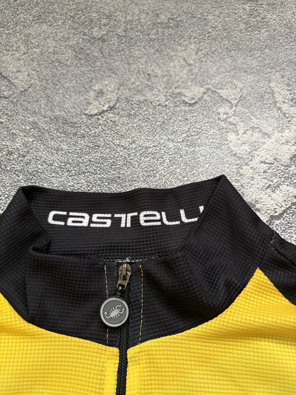 Vintage Vintage Castelli Cycling Jersey Yellow Made in Italy XL Size US XL / EU 56 / 4 - 4 Thumbnail