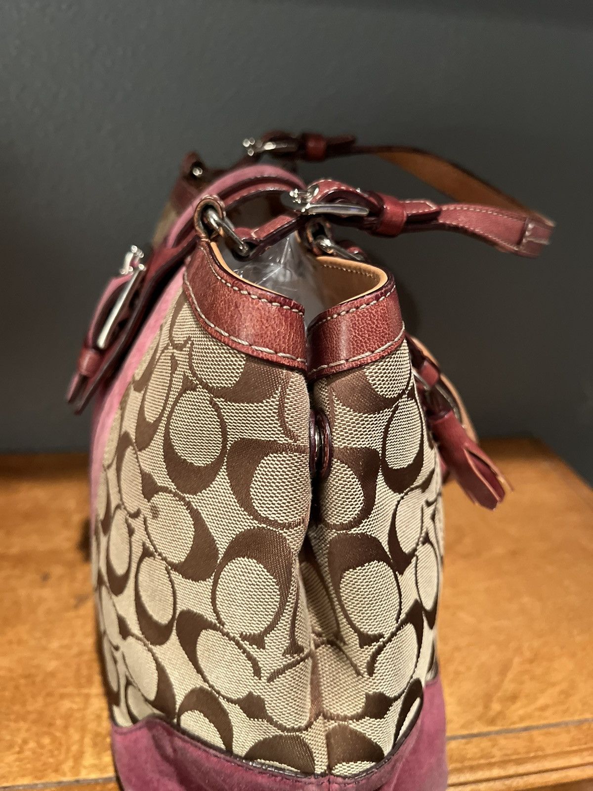 Coach Coach Womens F04Q-7056 Purple Pink Brown Size ONE SIZE - 19 Thumbnail