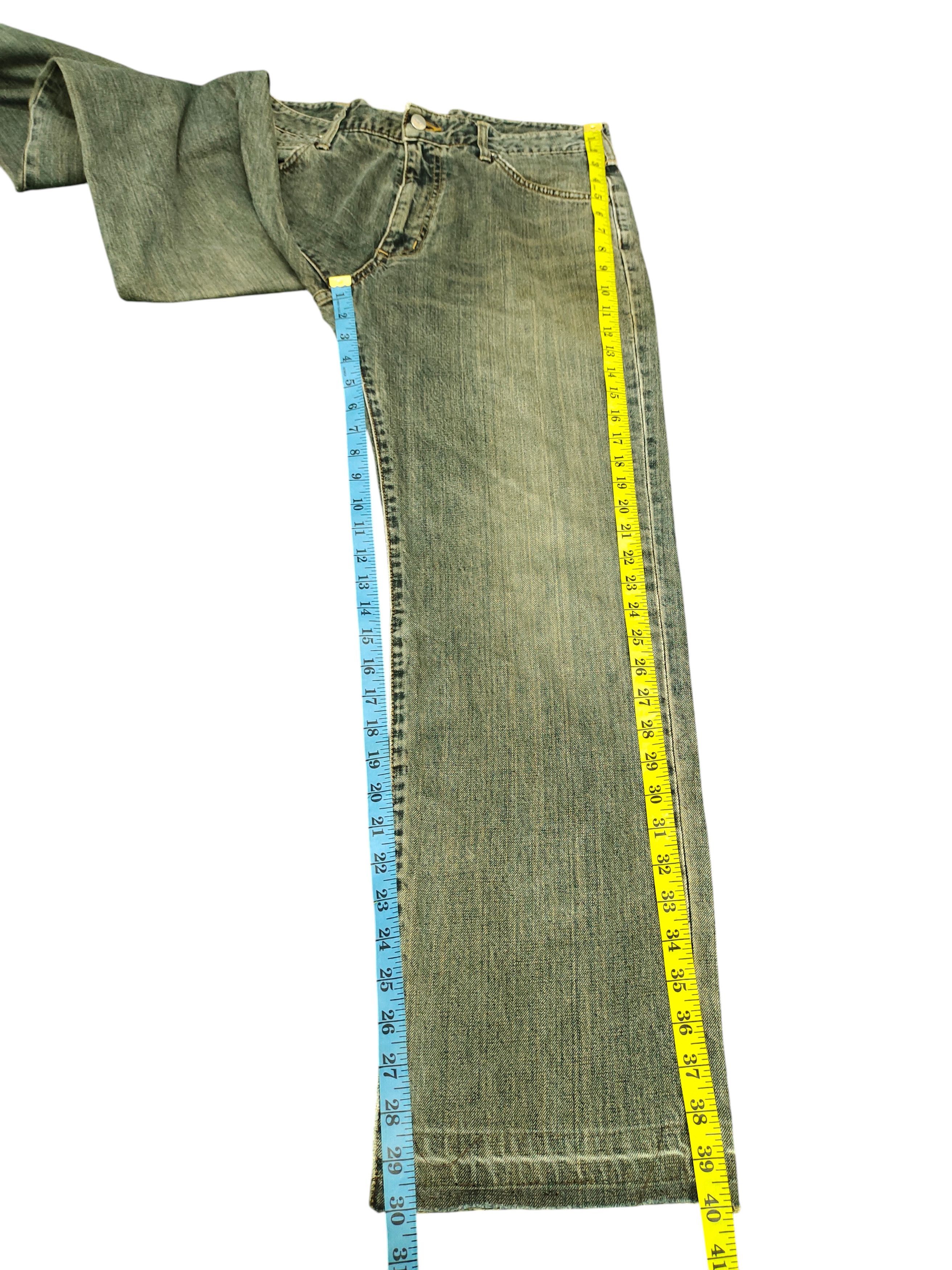 Comme des Garcons × Undercover Vintage Wrangler Japan Clawmark Distress Faded Denim Jeans Size US 32 / EU 48 - 15 Thumbnail