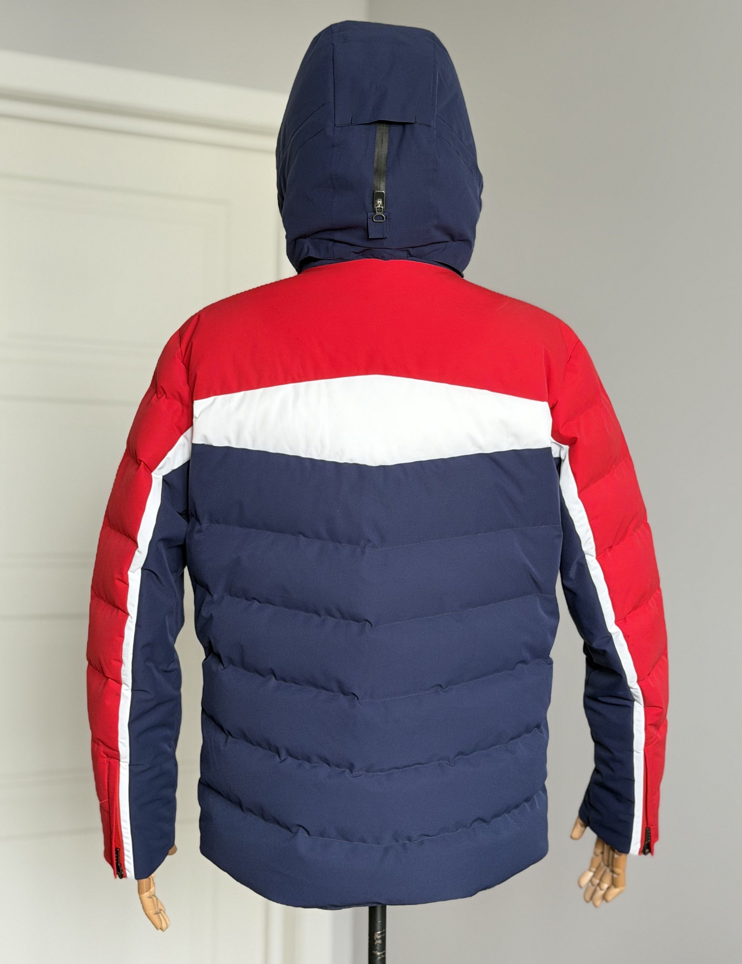 Descente DESCENTE Carter Ski Hooded Jacket Electric Red Dark Night Size US L / EU 52-54 / 3 - 7 Thumbnail
