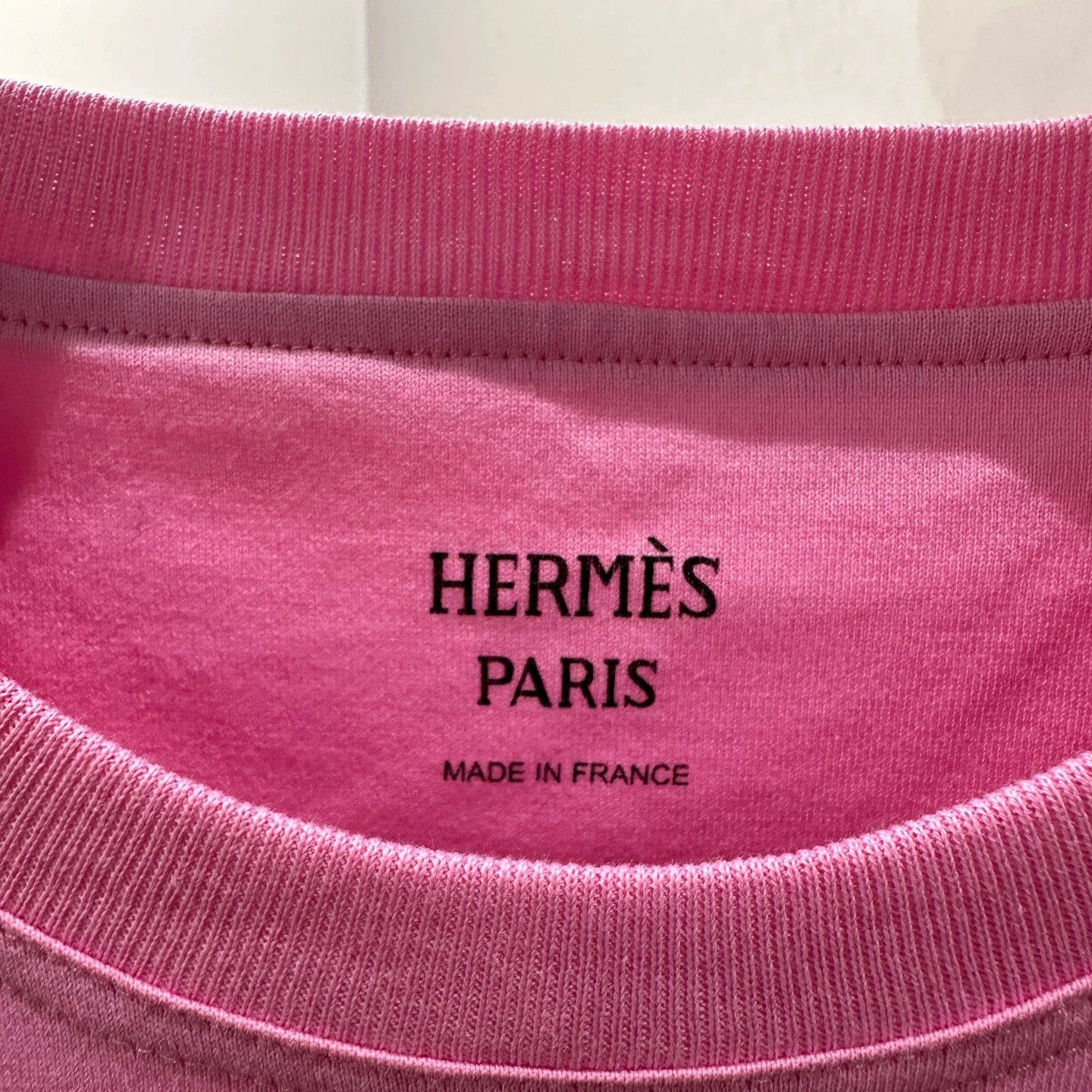 Hermes Hermes may621 H Ribbed Pocket SS 42 Cotton Size M / US 6-8 / IT 42-44 - 3 Thumbnail