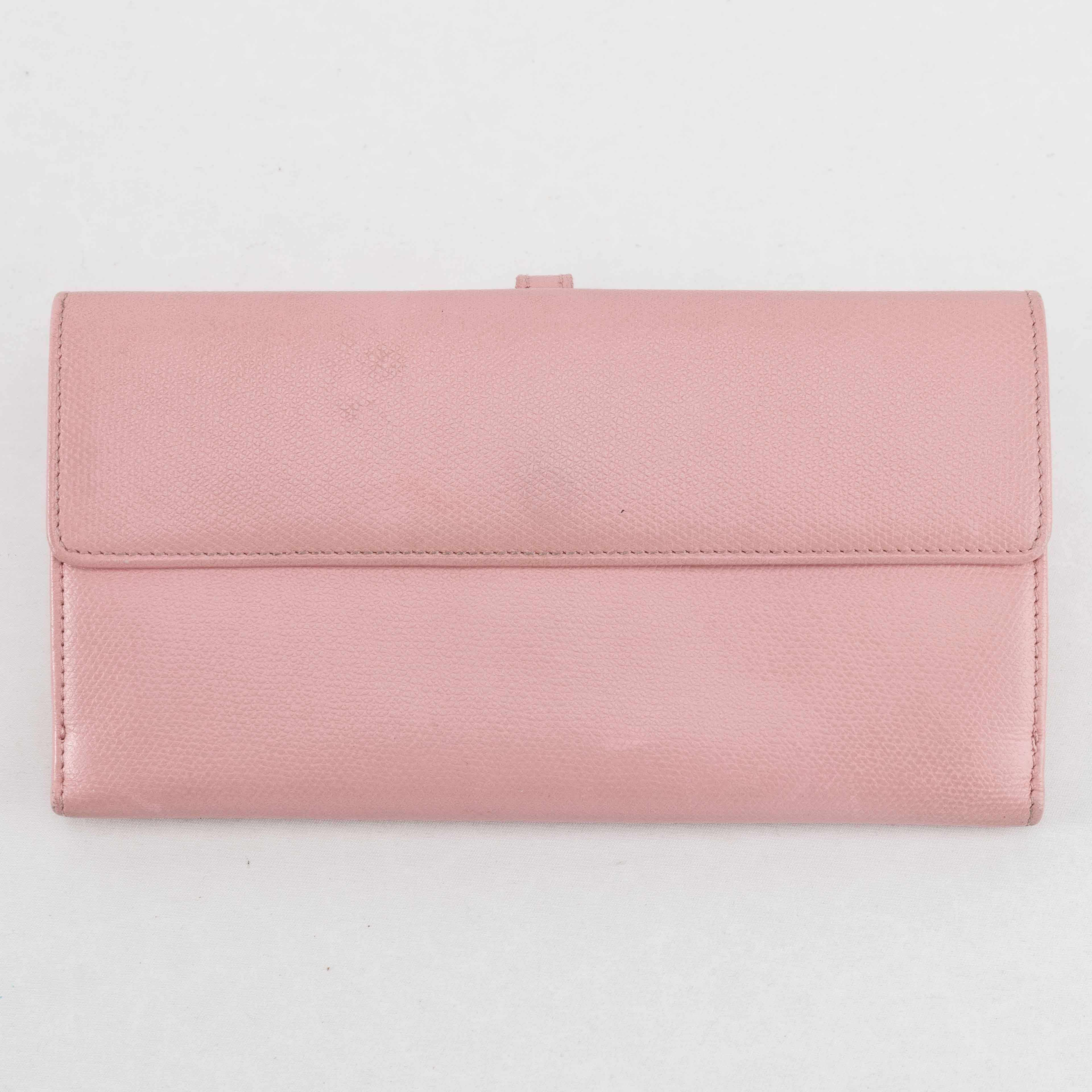 Chanel Chanel Classic Flap Long Wallet in Pink Caviar Leather Size ONE SIZE - 4 Thumbnail