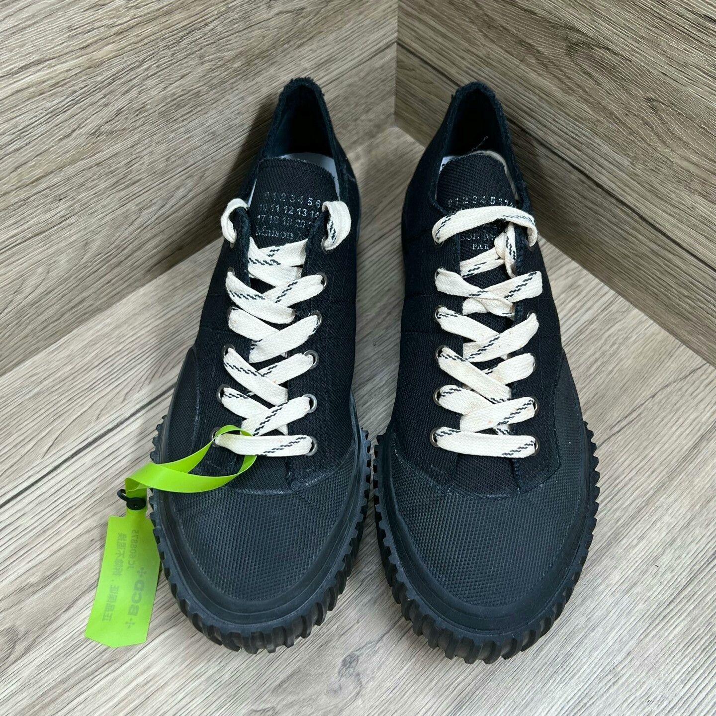 Maison Margiela Maison Margiela Black Canvas Shoes Size US 9 / EU 42 - 4 Thumbnail