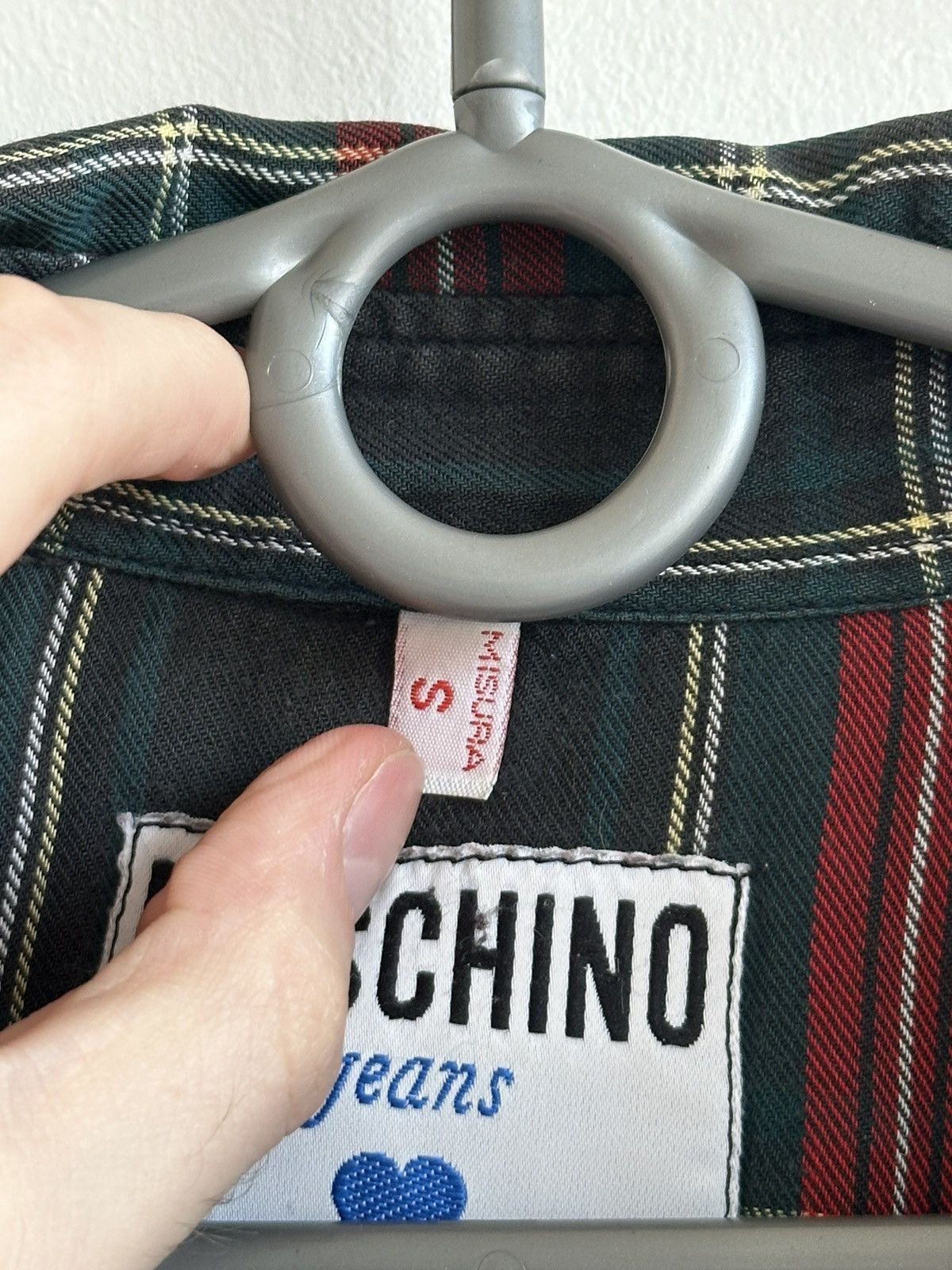 Moschino 90s Moschino Jeans Multicolor Tartan Plaid Shirt Size S Size S / US 4 / IT 40 - 14 Thumbnail