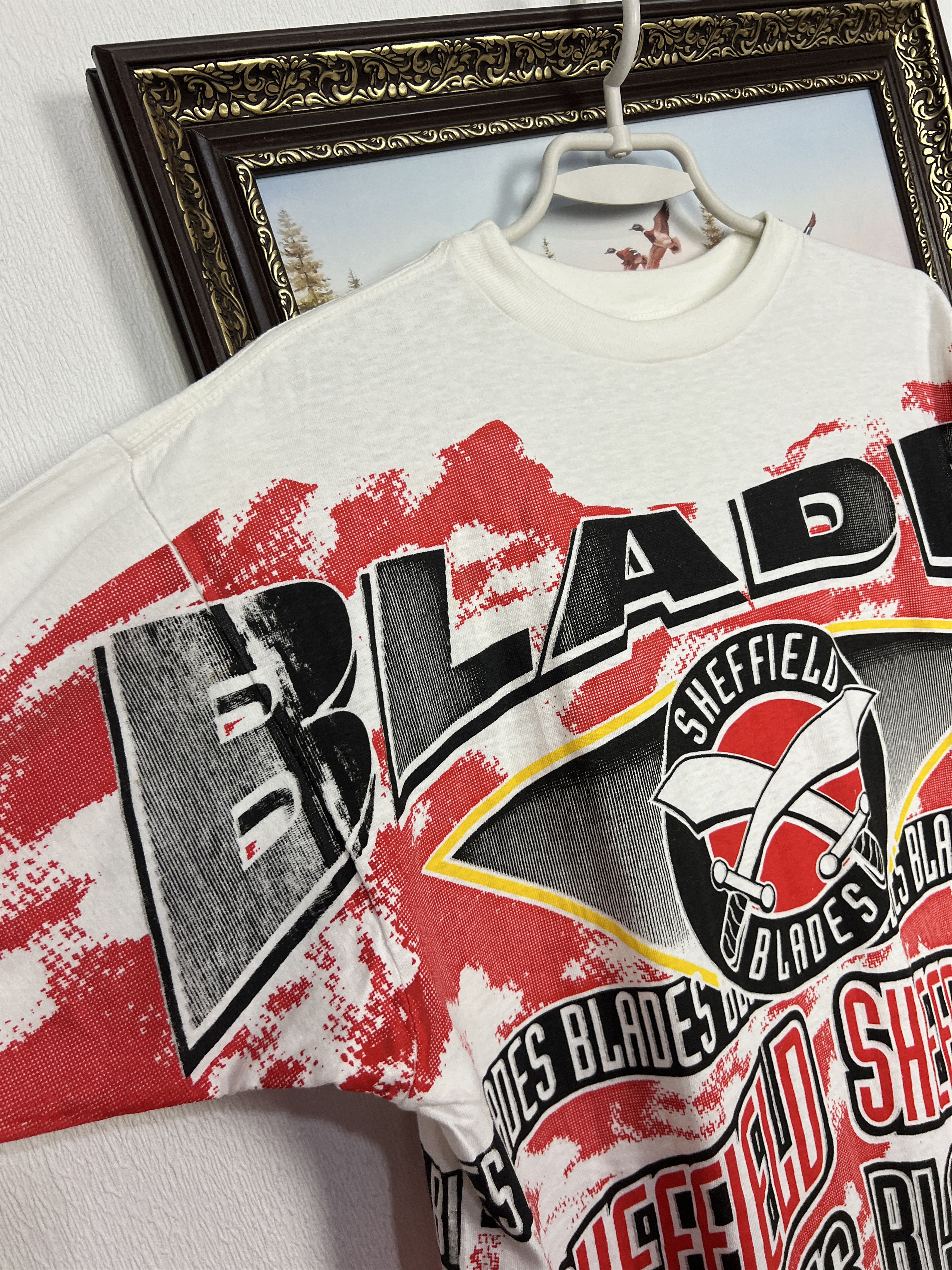 Vintage Sheffield United The Blades Football Shirt Over Print Jersey Size US XL / EU 56 / 4 - 3 Thumbnail