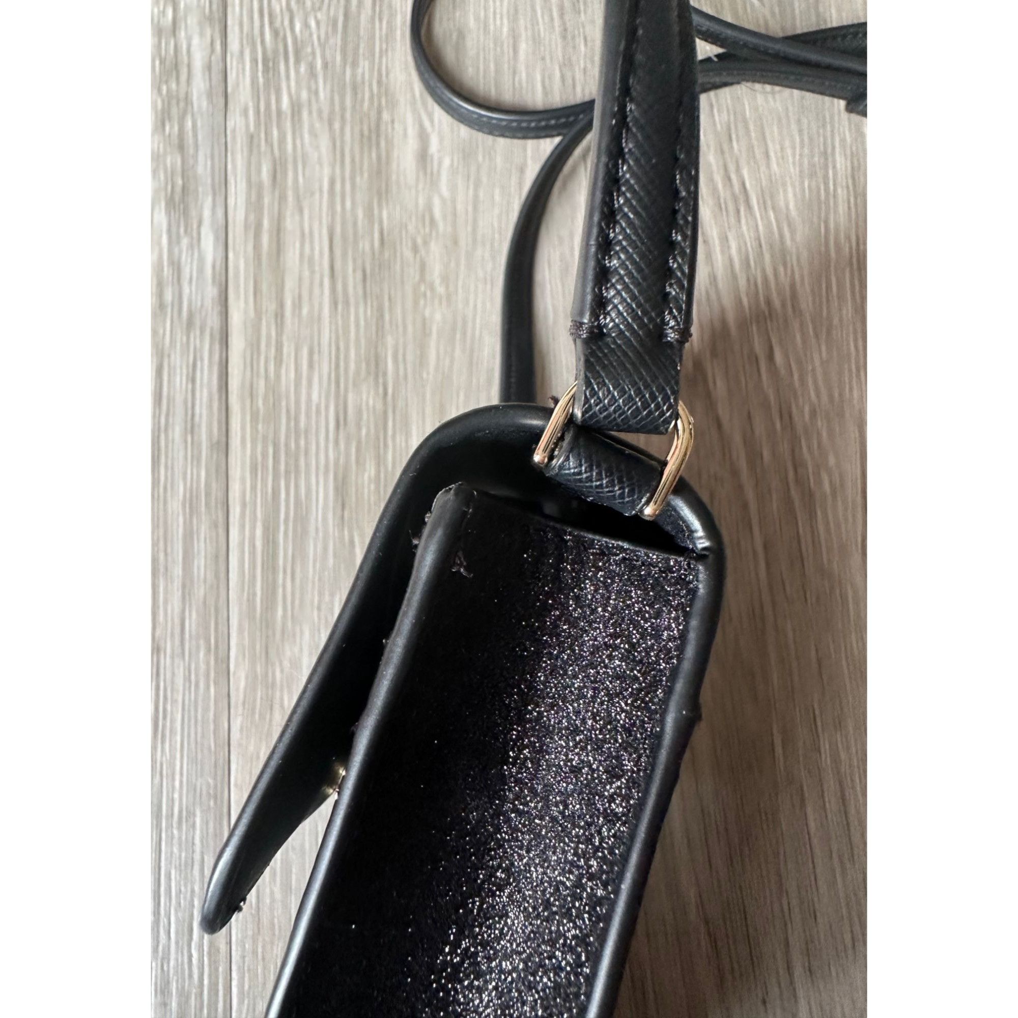Kate Spade Kate Spade Black Glitter North South Phone Crossbody Bag Size ONE SIZE - 4 Thumbnail