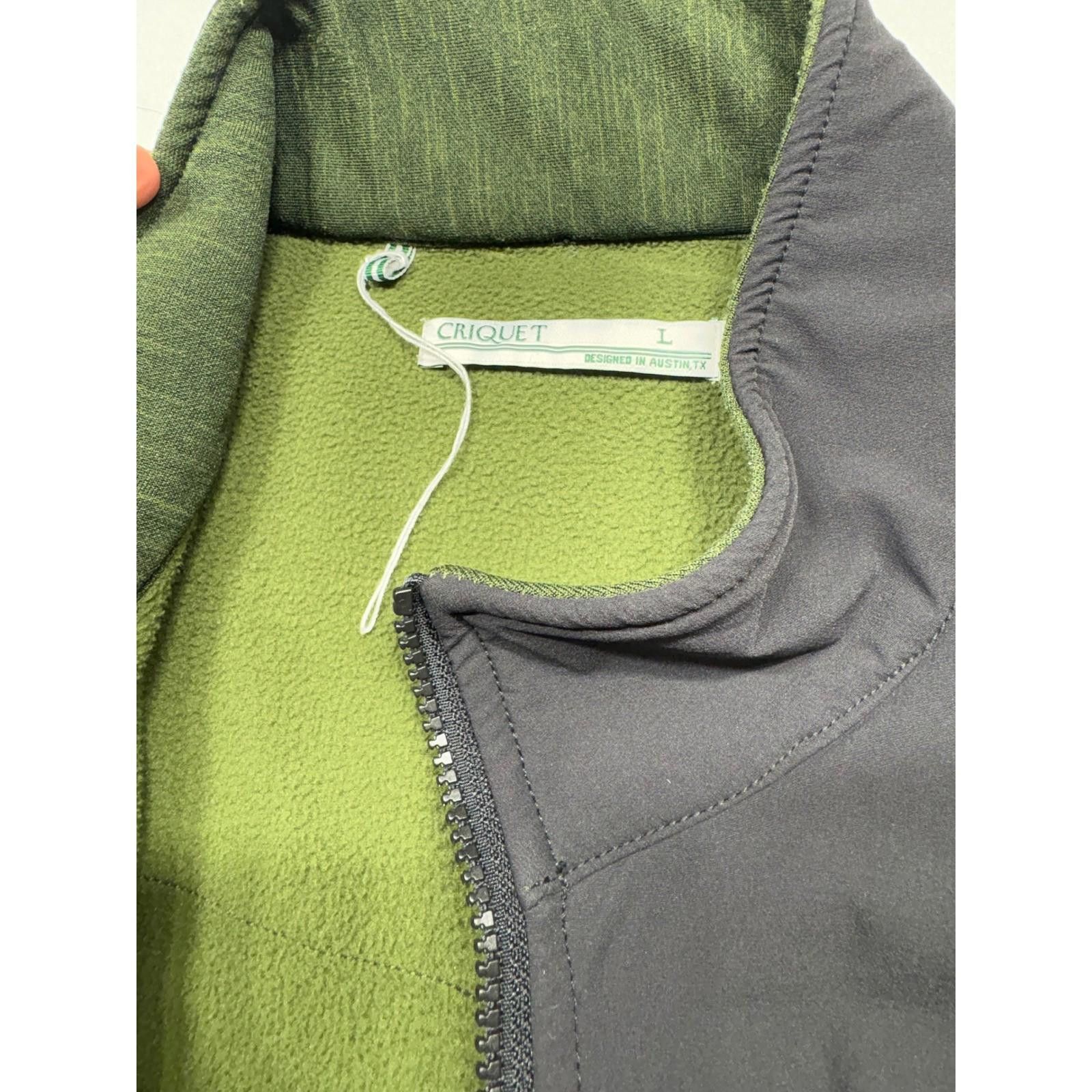 Criquet CRIQUET Men's Fleece Vest Full Zip Green Size L Size US L / EU 52-54 / 3 - 2 Thumbnail