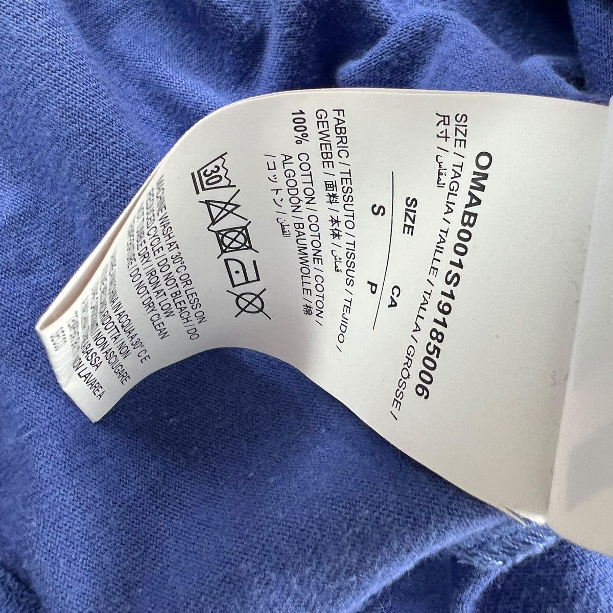 Off-White Off-White Split Arrows Blue Long Sleeve T Shirt Size US XS / EU 42 / 0 - 8 Thumbnail