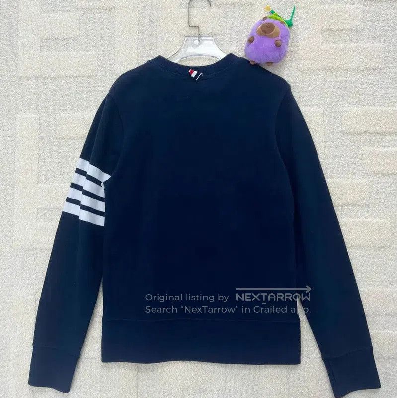 Thom Browne Thom Browne Blue Cotton Women's Sweatshirt . Size XS / US 0-2 / IT 36-38 - 2 Thumbnail