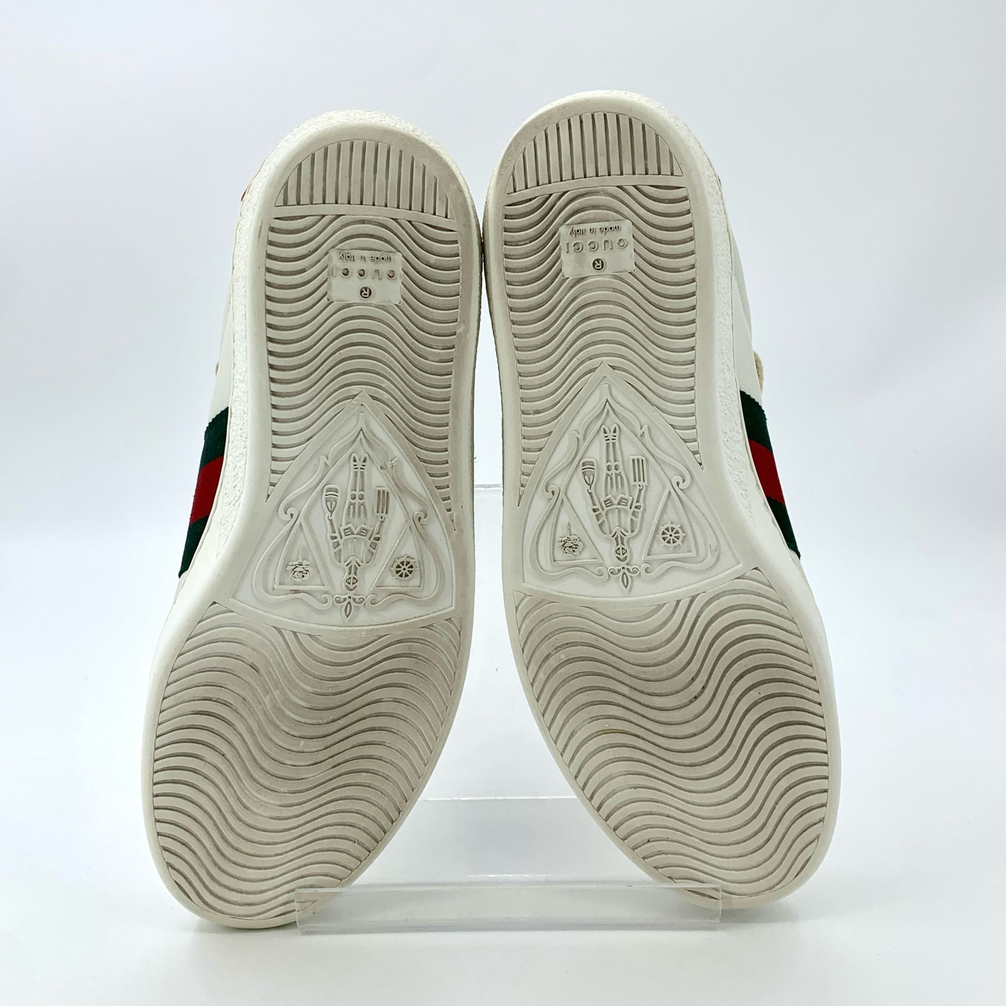 Gucci Burberry Black & White Logo Detail Leather Lace-Up Sneakers Size US 10 / EU 43 - 5 Thumbnail