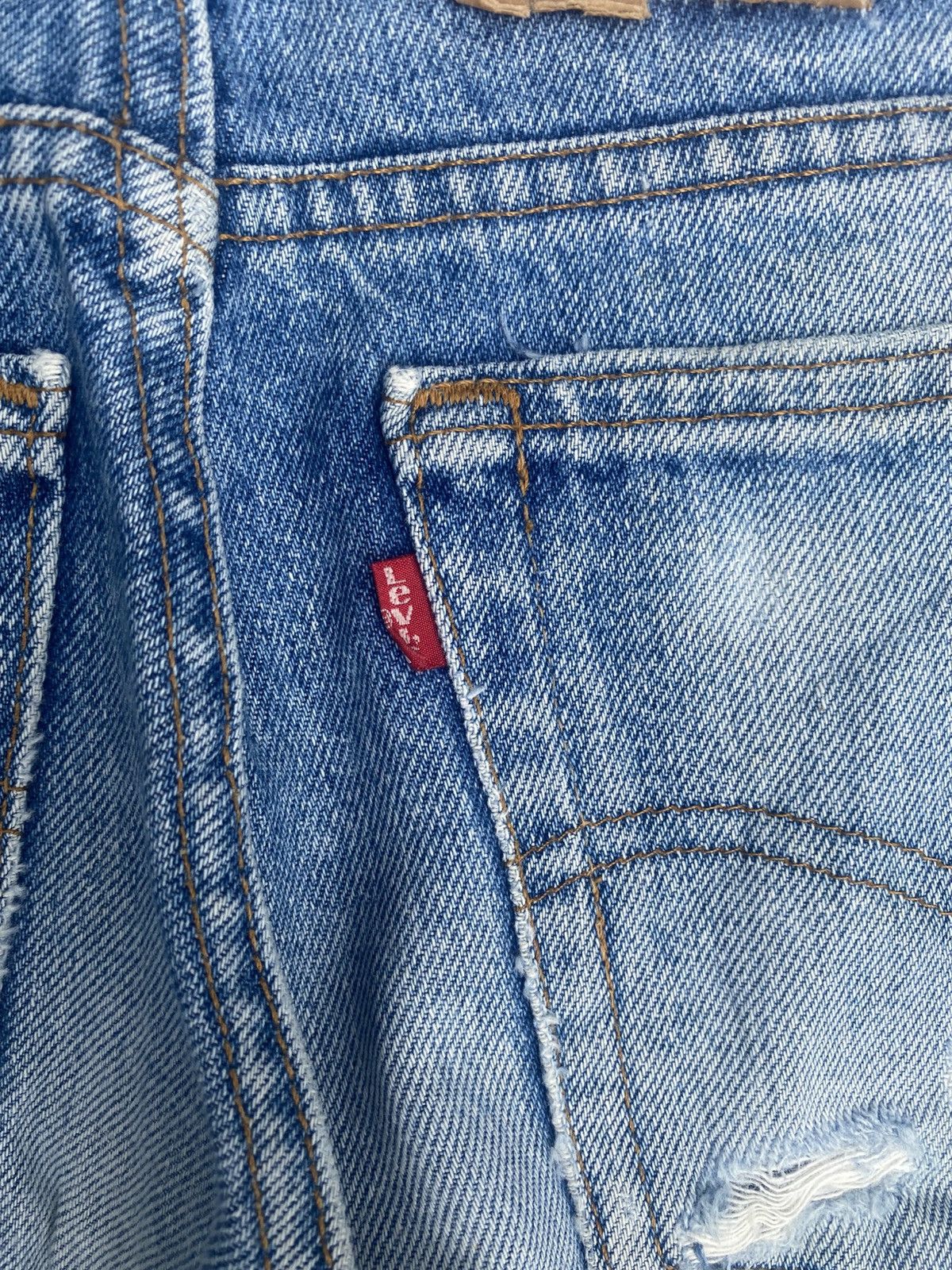 Levi's × Levi's Vintage Clothing × Vintage Vintage Levis 505 Faded Blue Jeans Size US 29 - 16 Thumbnail