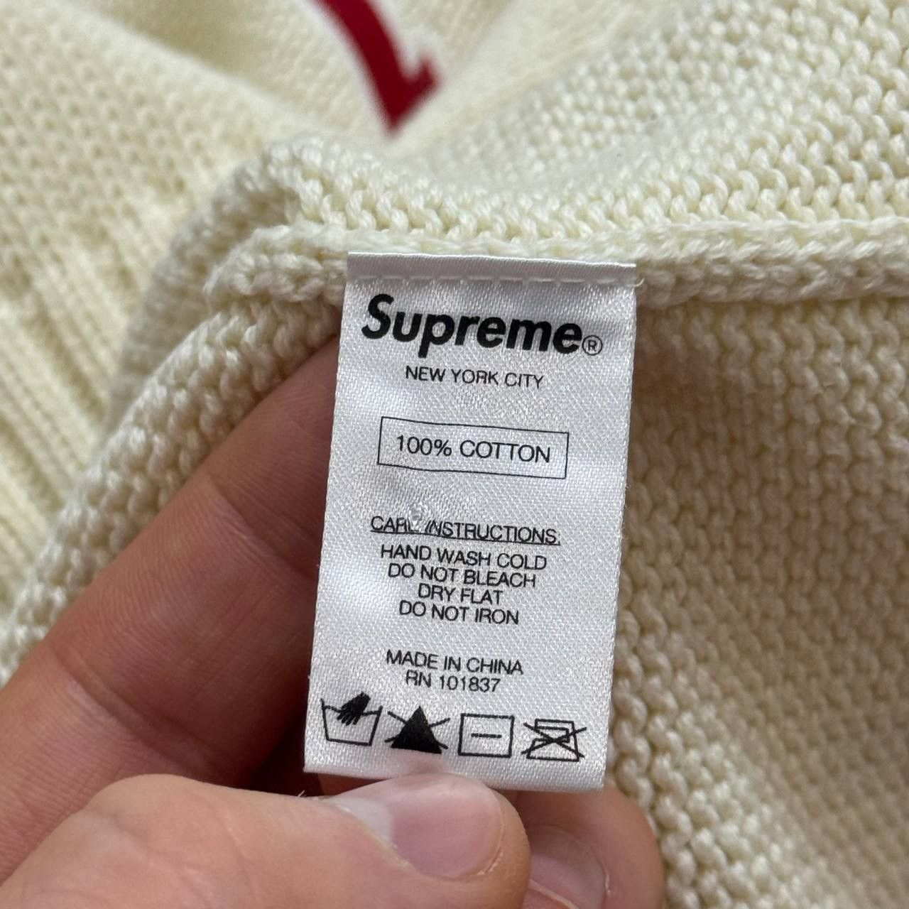 Supreme SUPREME Knit Sweater Size US XL / EU 56 / 4 - 6 Thumbnail