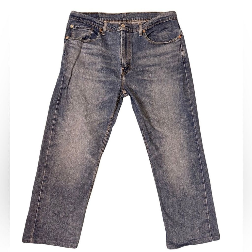 Levi's LEVI’s 505 Straight Leg Fit Blue Men’s Size 36. Size US 36 / EU 52 - 15 Thumbnail