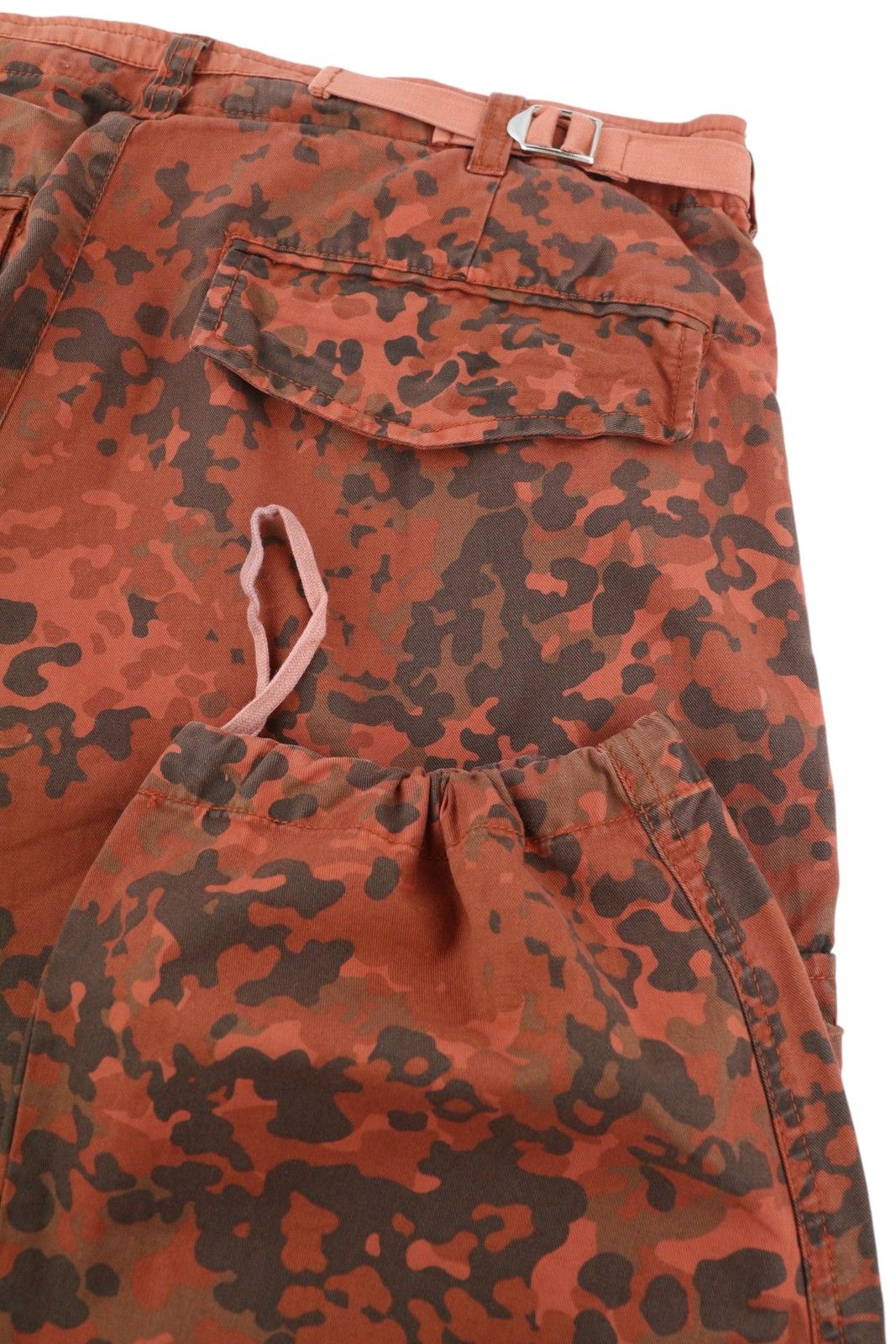 Diesel P-ATLAN-PAT W33 Orange Camouflage Multi-Pocket 85386 Size US 33 - 6 Thumbnail