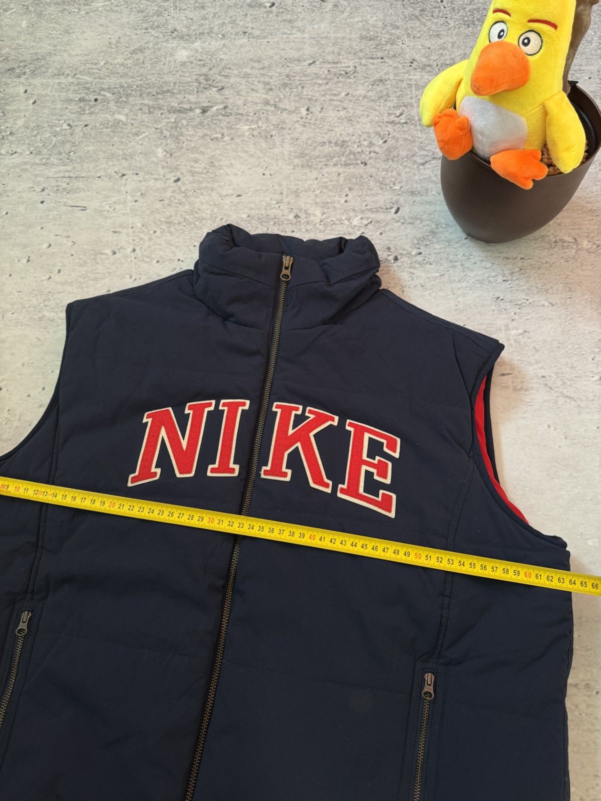 Nike × Vintage NIKE VINTAGE PUFFER DOWN VEST CENTET LOGO Size US L / EU 52-54 / 3 - 9 Thumbnail